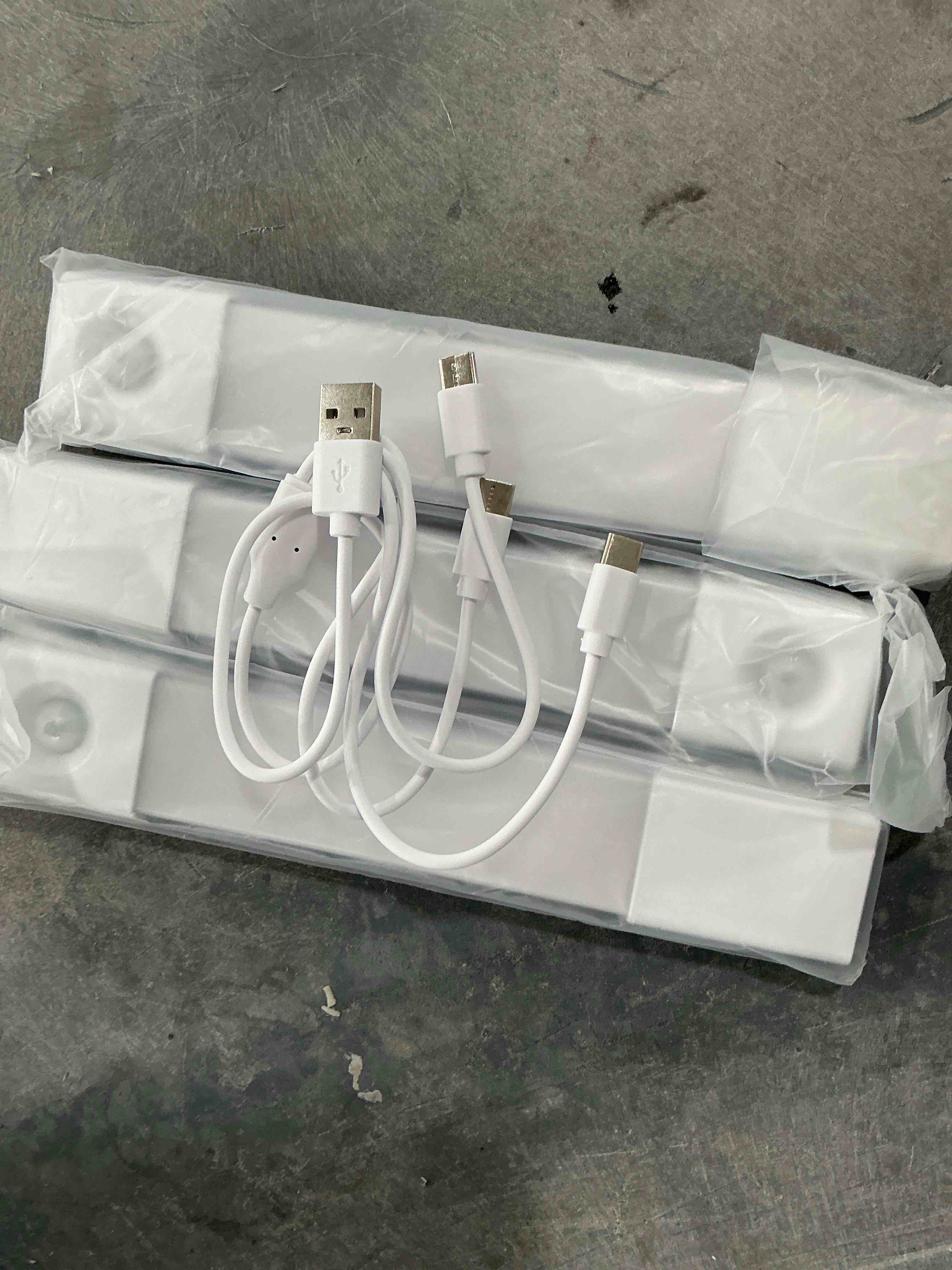 Condition photo showing Good Condition for ezvalo 3 pack 7” motion sensor light indoor, wireless under cabinet lighting, 30 led rechargeable closet lights, dimmable, 3 color temperatures, counter lights for wardrobe, pantry, bedroom, kitchen white 8inch-3pack