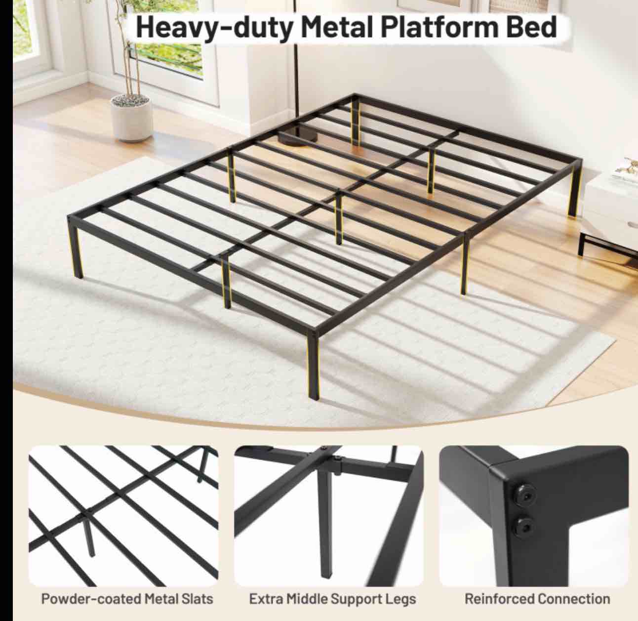 full queen king bed  frame adjustable