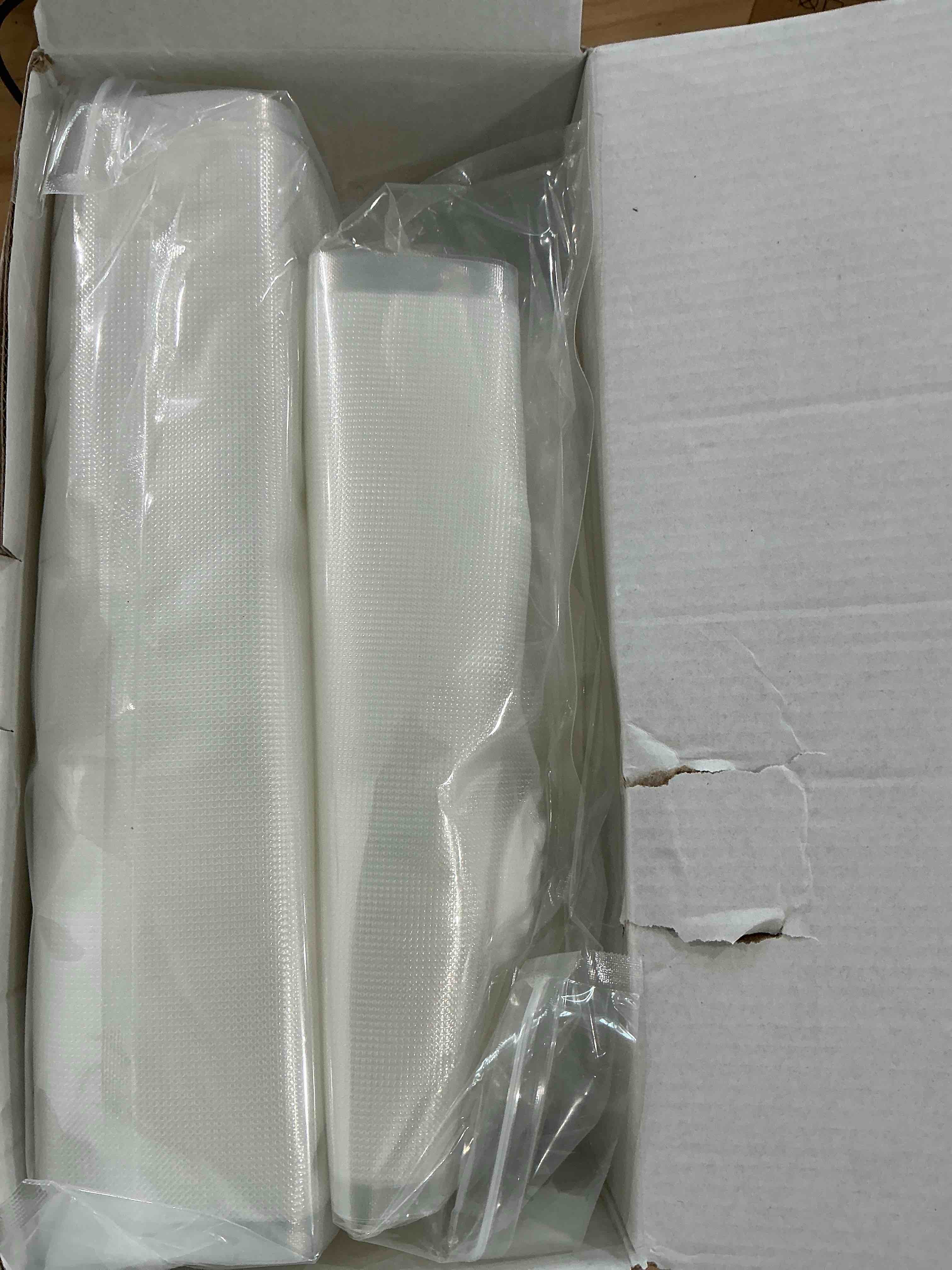 Condition photo showing New/Like New for mehomeli compact vacuum sealer for food (vacuum sealer machine + 30 reusable vacuum bags), powerful handheld vacuum sealer machine, seal food 6x fresh longer, portable & wireless, easy-clean vacuum sealer + 30 bags