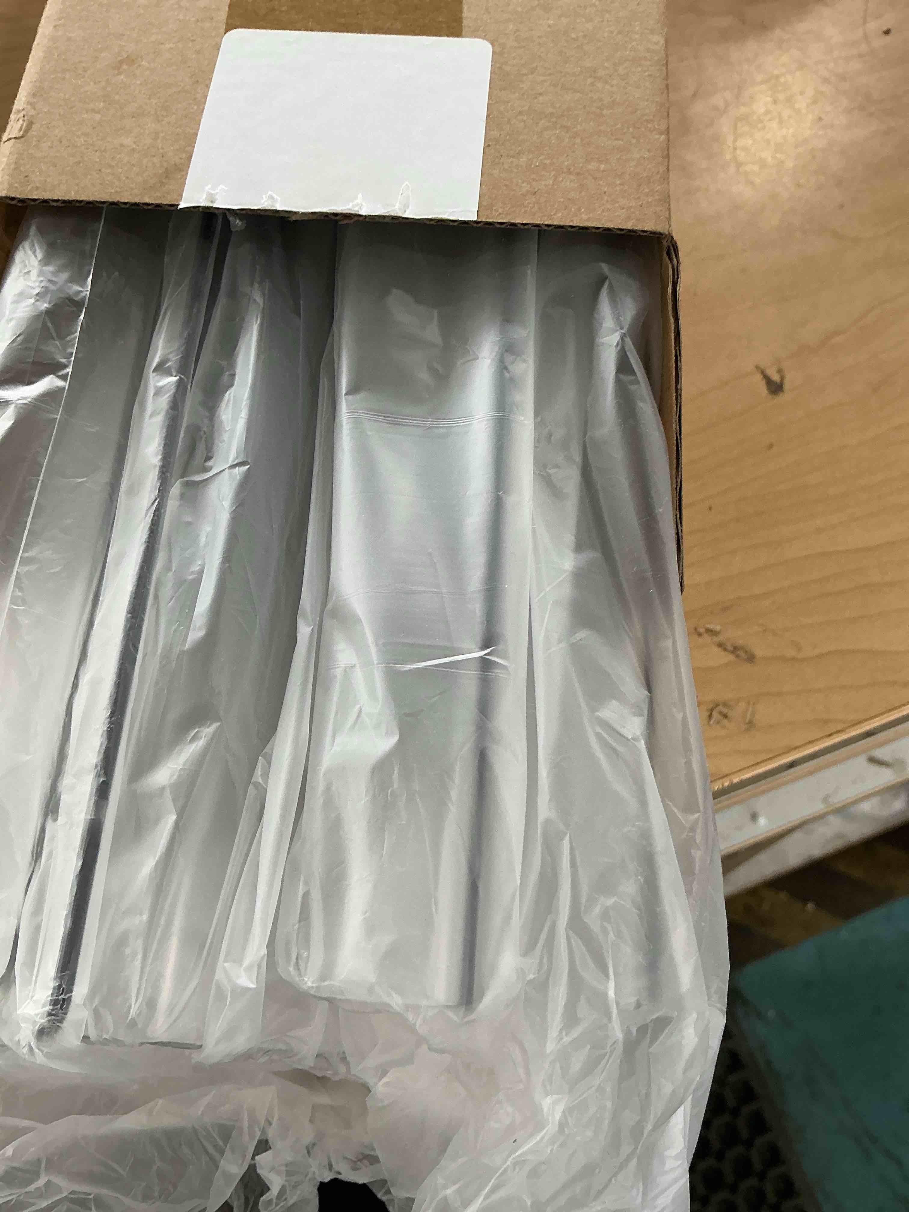 Condition photo showing New/Like New for upsimples 6 pack acrylic shelves for wall storage, 15" x 4“ floating bookshelves for kids, display shelf organizer for bathroom, bedroom, living room, kitchen, room decor, clear 6 15x4"