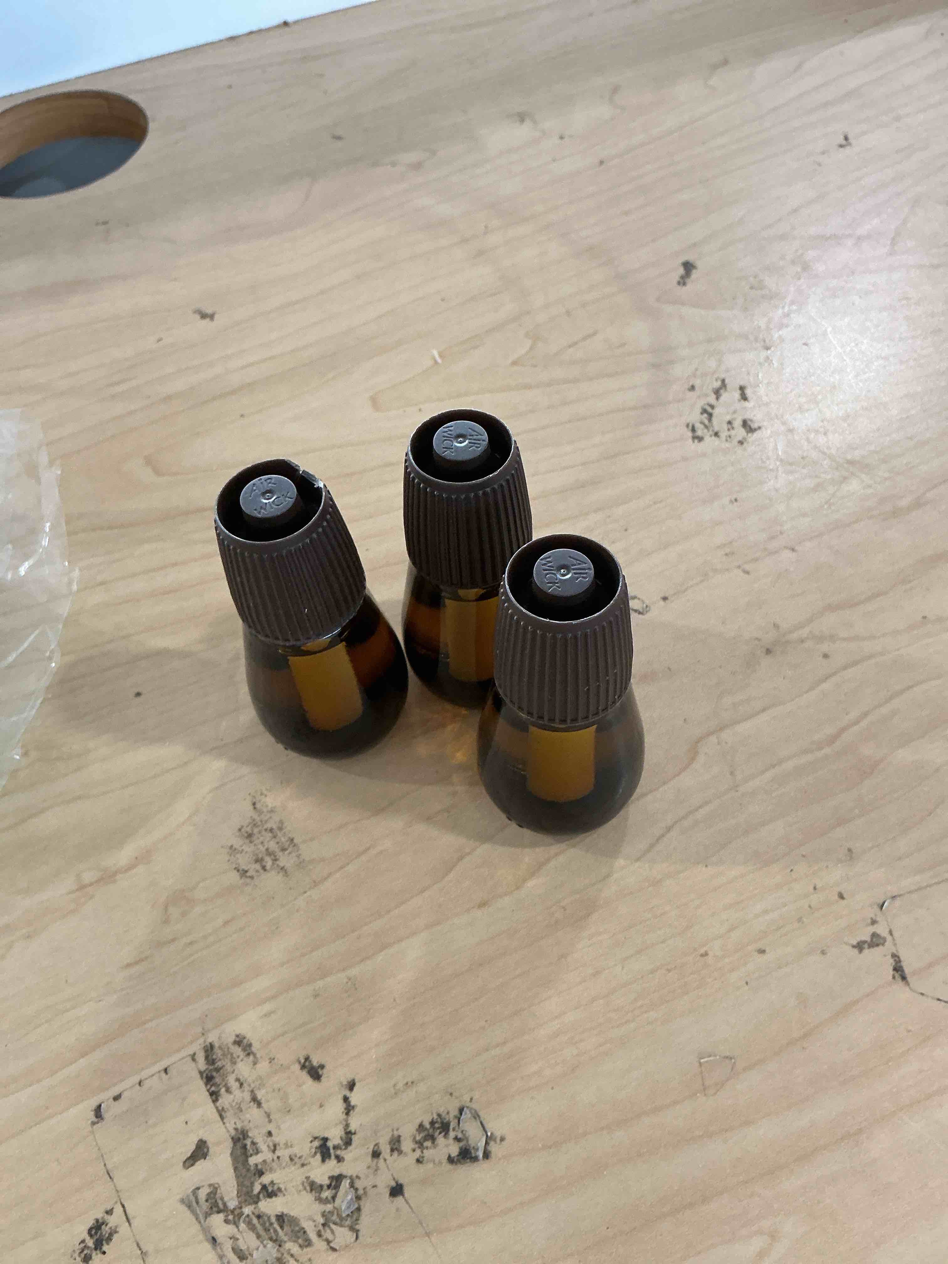 Condition photo showing Good Condition for air wick essential mist – triple refill black lotus & violet 3 ct.