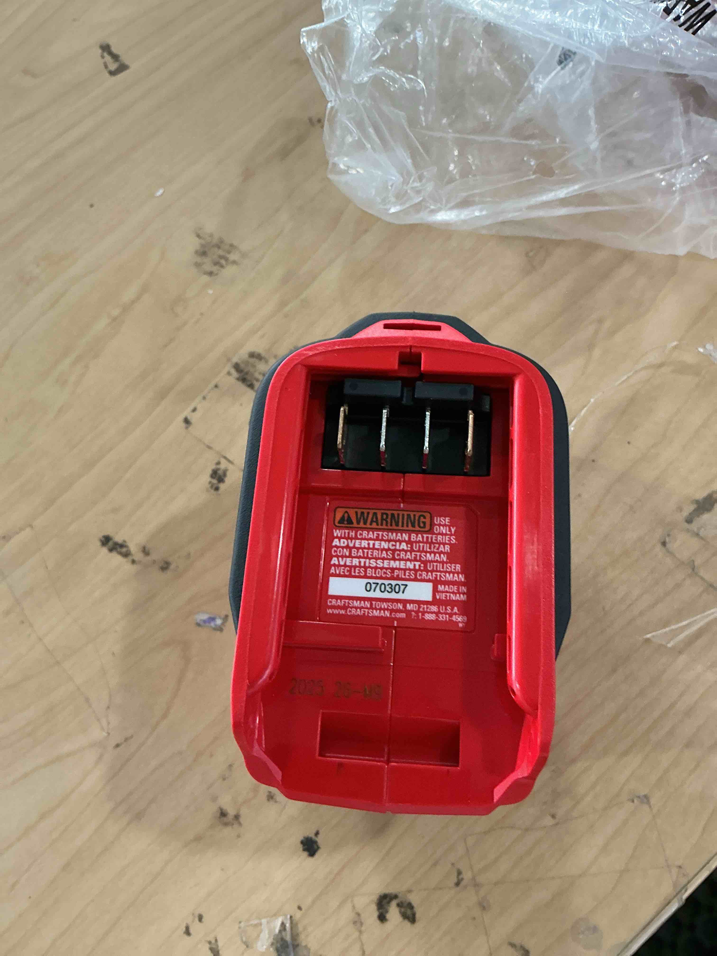 Condition photo showing Good Condition for craftsman v20 charger, power inverter, charging ports for type-c, type-a, and ac, 150 watts, bare tool only (cmcb1150b)
