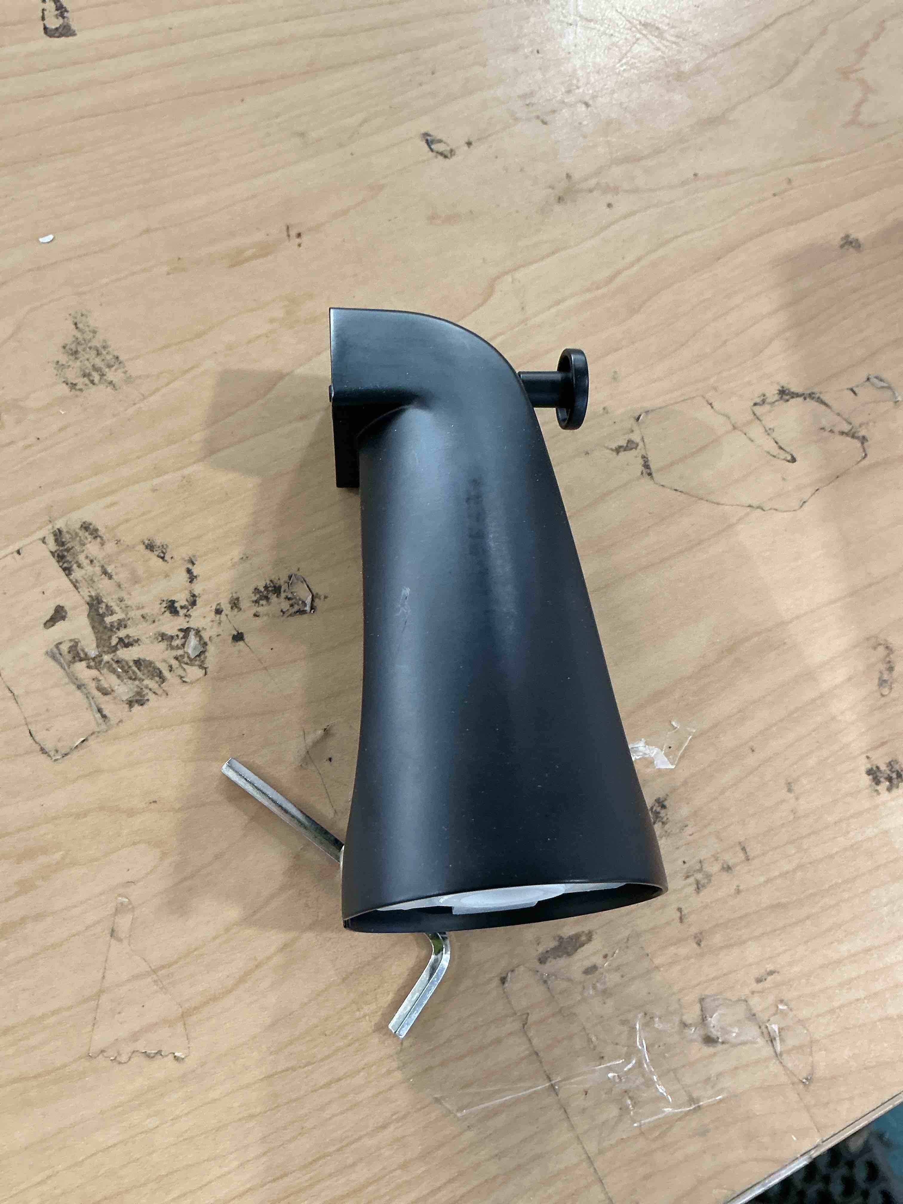 Condition photo showing Good Condition for slip-on tub spout with diverter, compatible with 1/2 inch copper tube fit, bathroom bathtub spout 1-pack (matte black)