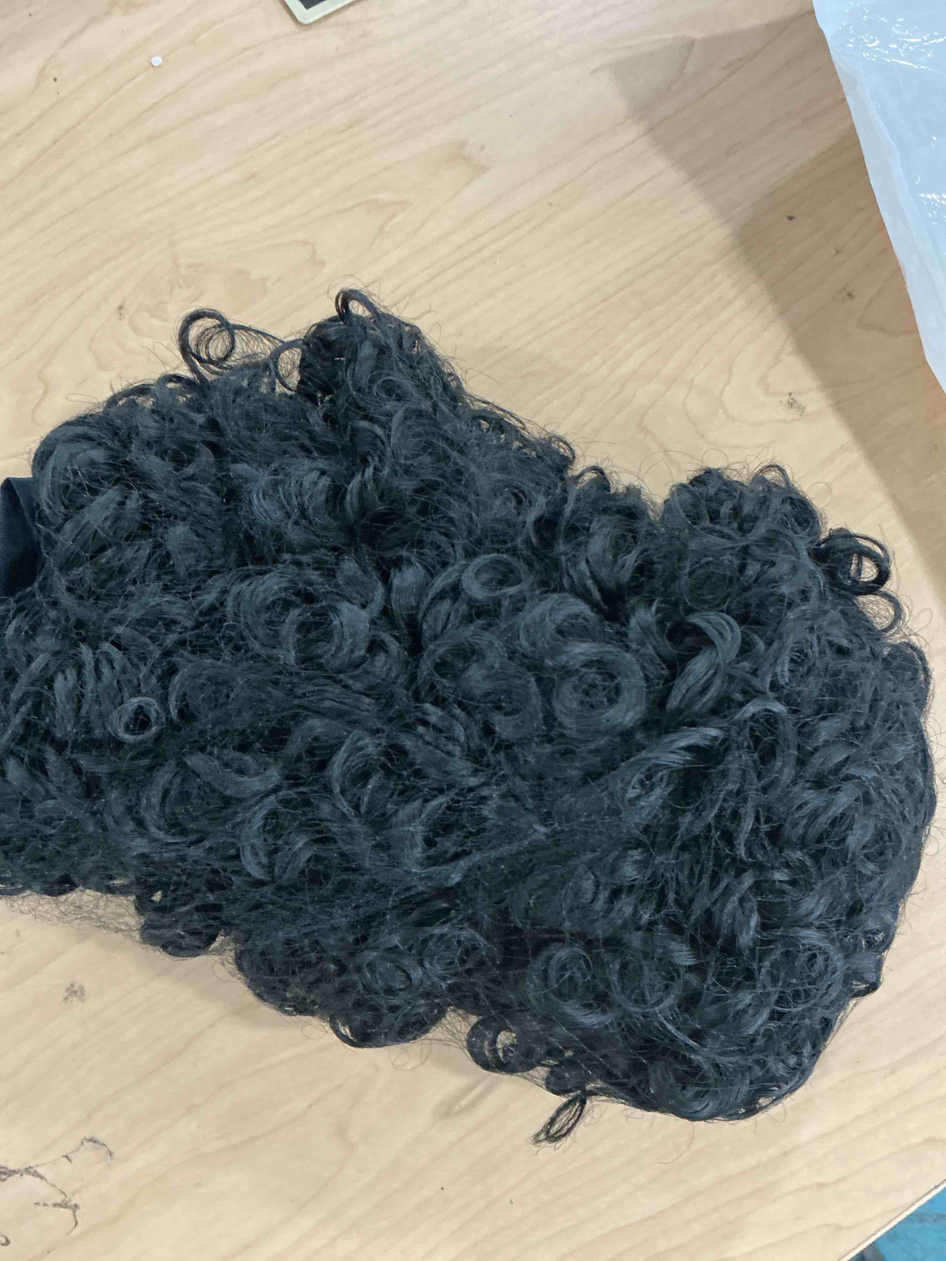 Condition photo showing Good Condition for becus shoulder length headband wig, short straight black headband wig for black women, glueless beginner friendly wig, comfortable wear and go for daily use, 10 inch 10 inch black straight