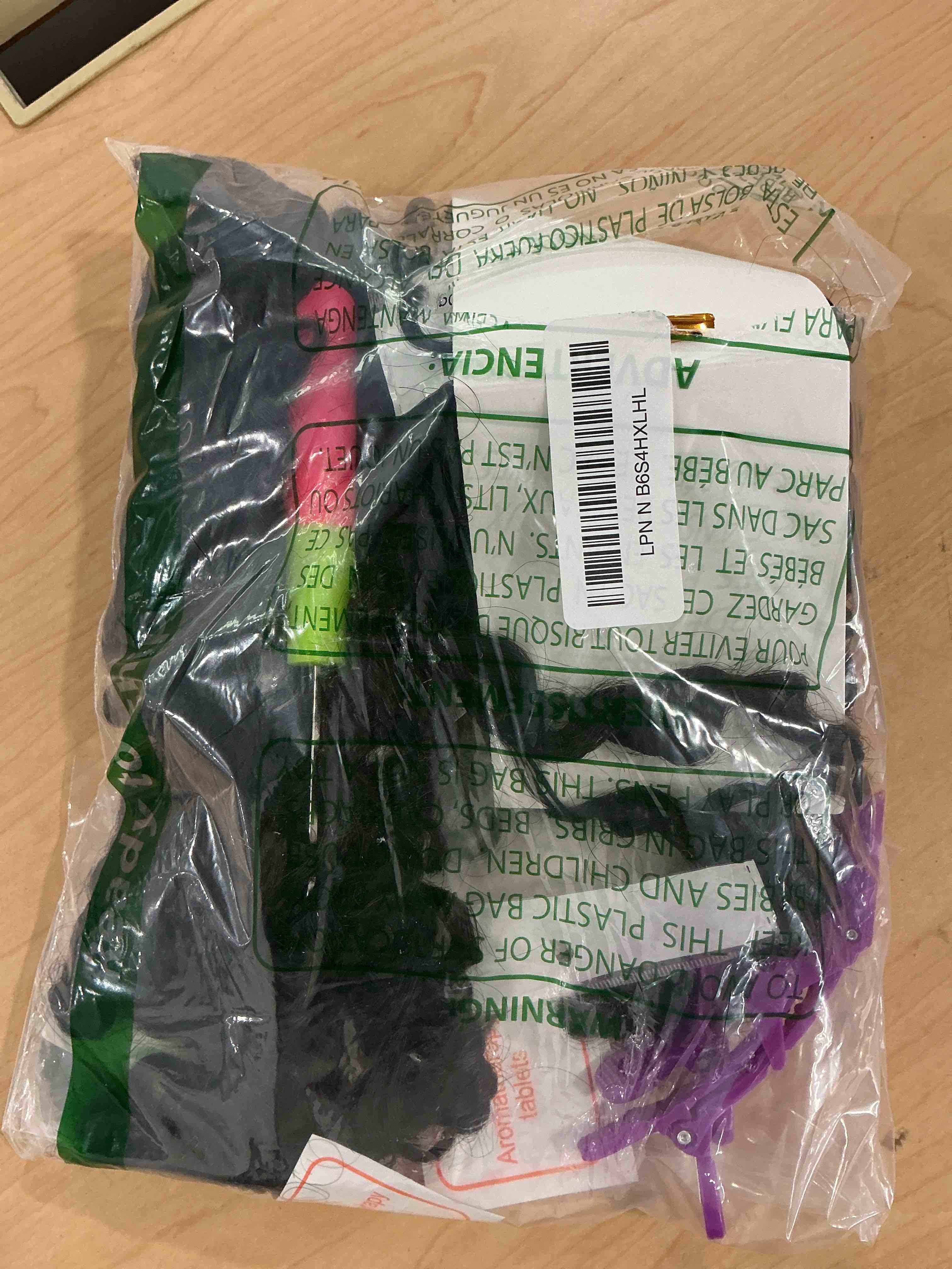 Condition photo showing Good Condition for burmese curly feather crochet human hair bundles human crochet hair pre looped 100 strands pre-separated reusable invisible 100% virgin human hair crochet extensions 16 inch 120g natural black human crochet hair-1b 16 inch-120g
