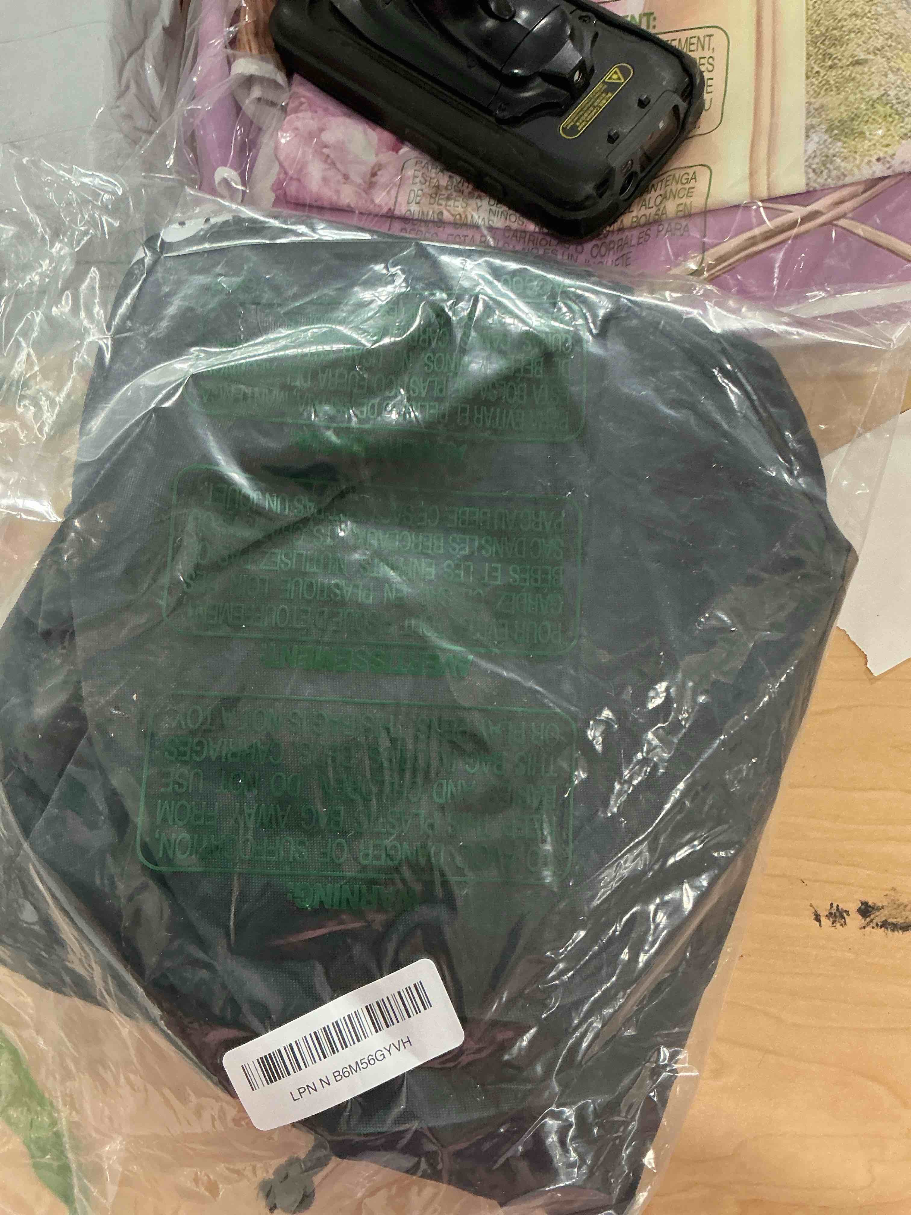 Condition photo showing As Is for v volkgo car seat travel bag for airplane with padded backpack shoulder straps, gate check bag, car seat bags for air travel carseat travel cover, carseat travel bag cover for airplane travel