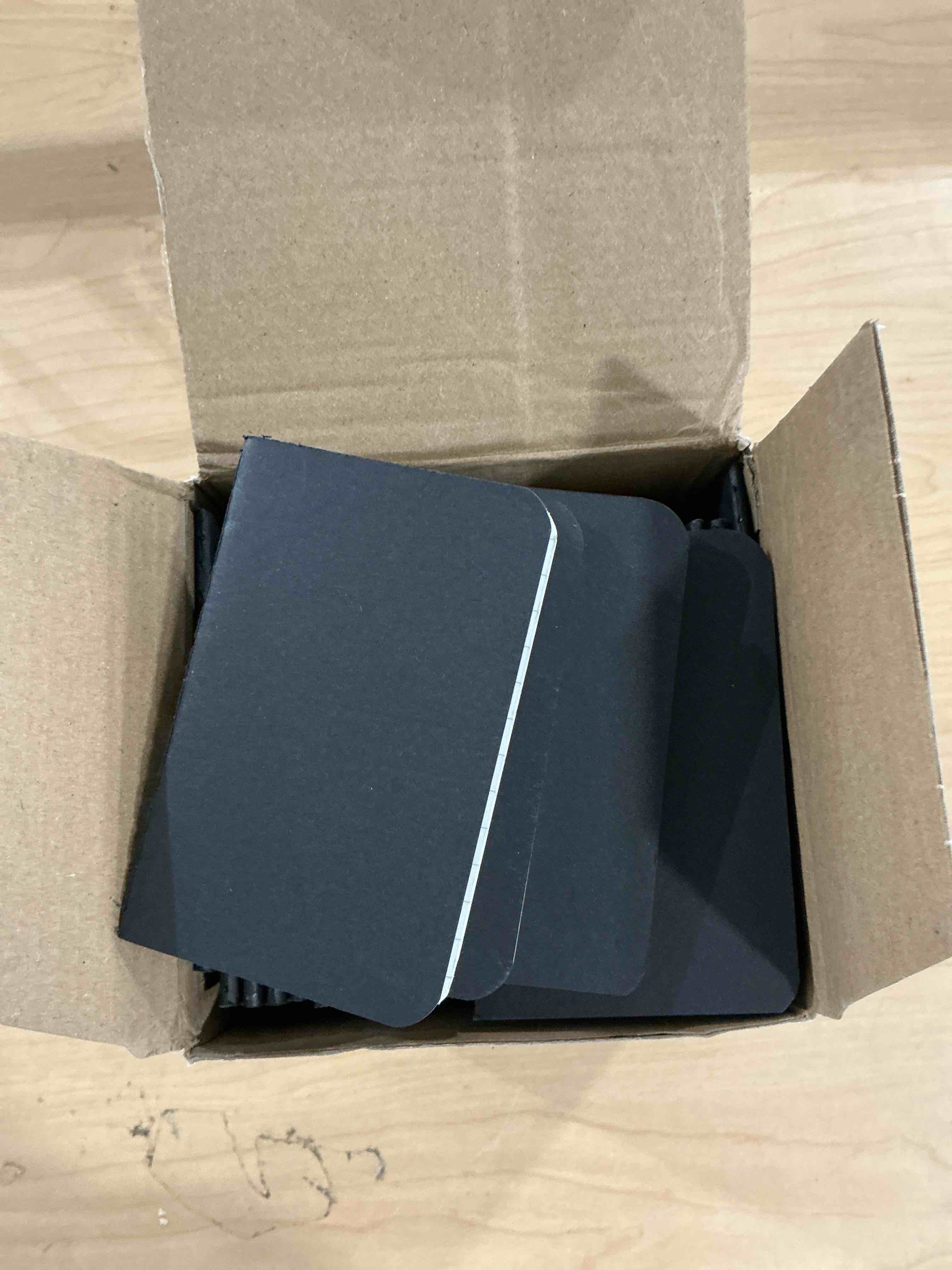 Condition photo showing New/Like New for 60 pcs pocket notebook mini journal bulk, 2.5" x 4" kraft paper small lined notepads softcover cute memo diary subject notepads for kids student back to school supplies(black)