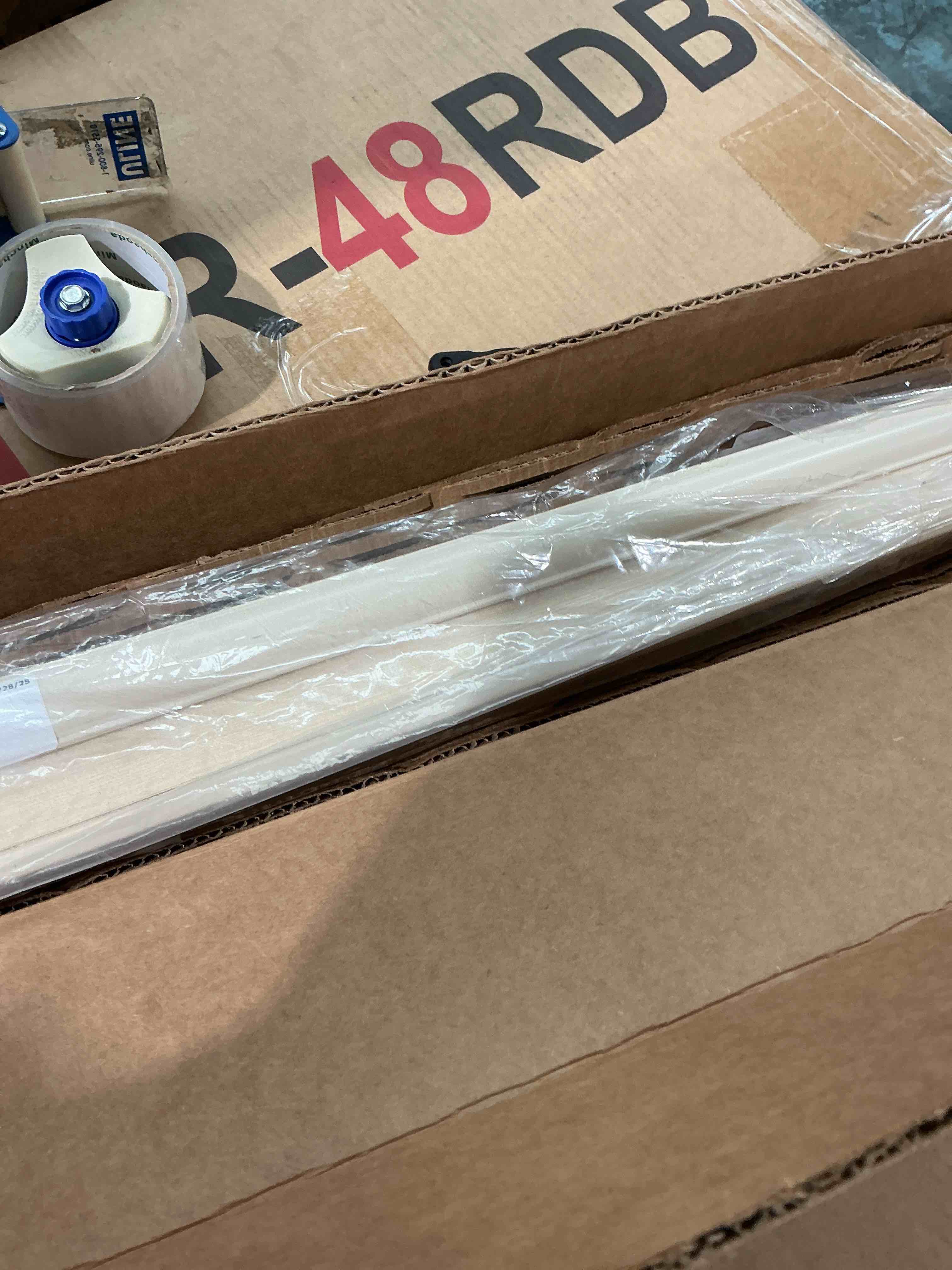 Condition photo showing New/Like New for boolegon no drill cellular shades for indoor windows,noise reducing & thermal insulating honeycomb blinds,cordless free stop blackout blinds easy to install,custom size,light filtering brown
