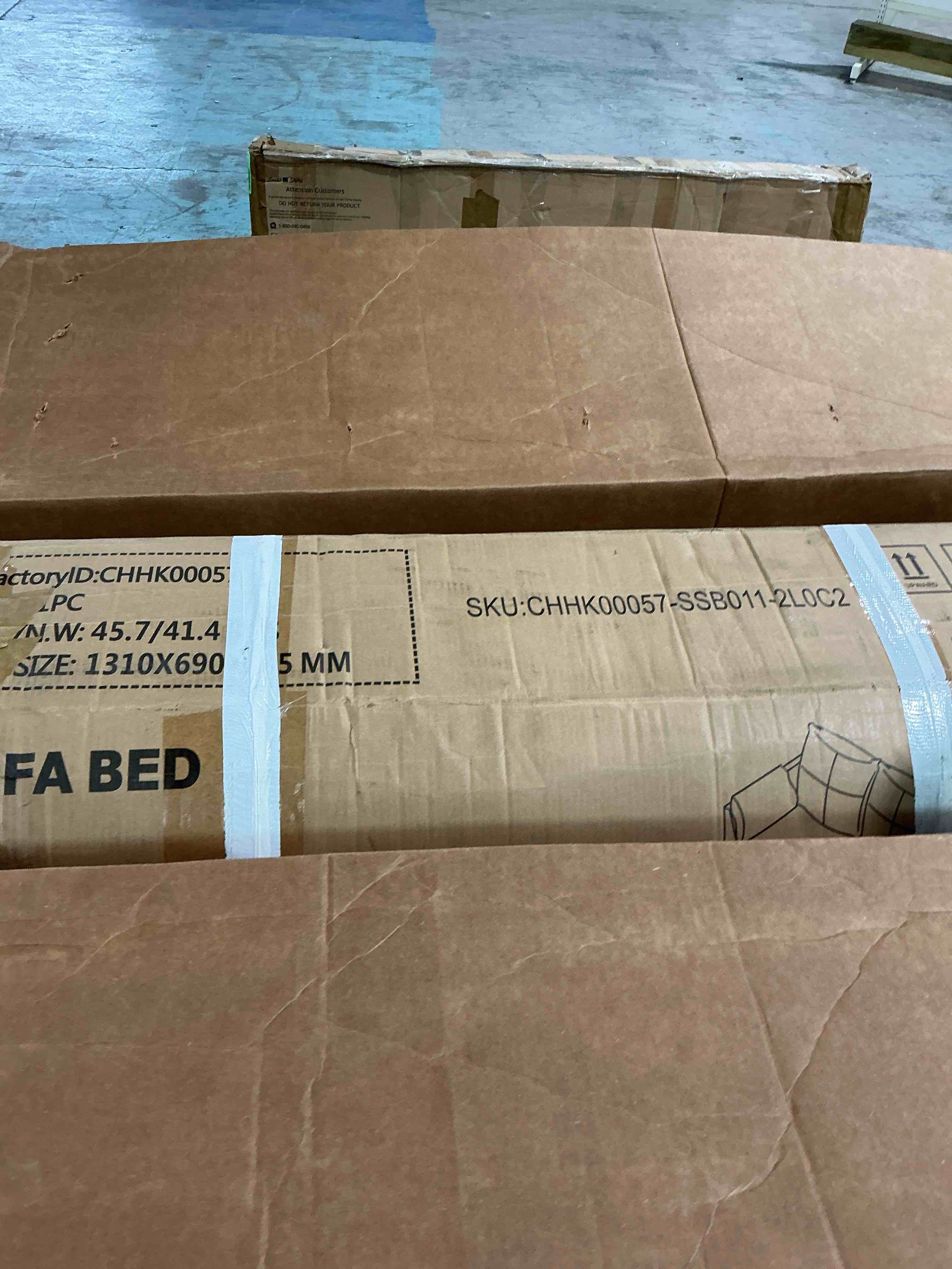 Condition photo showing Brand New for gearivy folding sofa bed convertable corduroy couch king size floor sleeper 4-in-1 diy combination modular sofa fold out futon lounge comfy foldable lazy cama for living room (beige, 80.3 inch sofa)