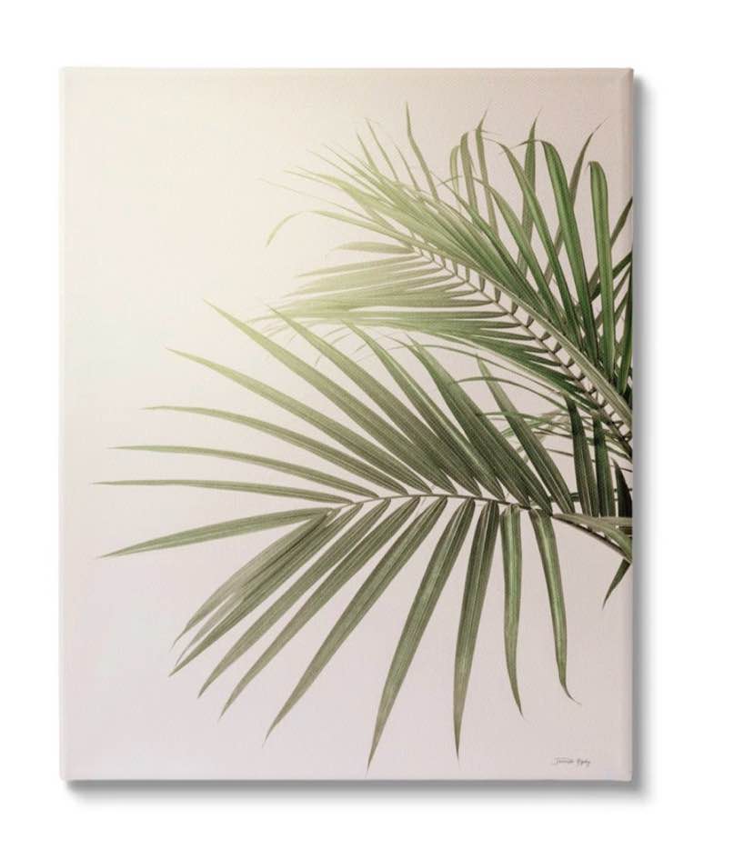 minimal palm tree painting by Jennifer Rigsby