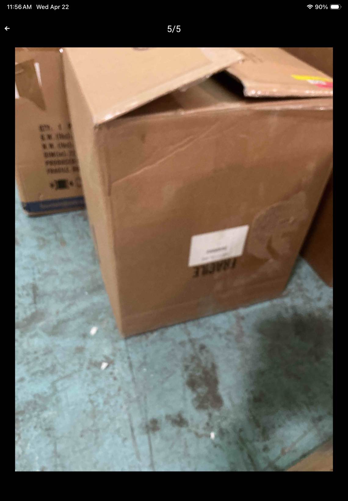 Condition photo showing New/Like New for joe’s white and fin 34 inch table lamp