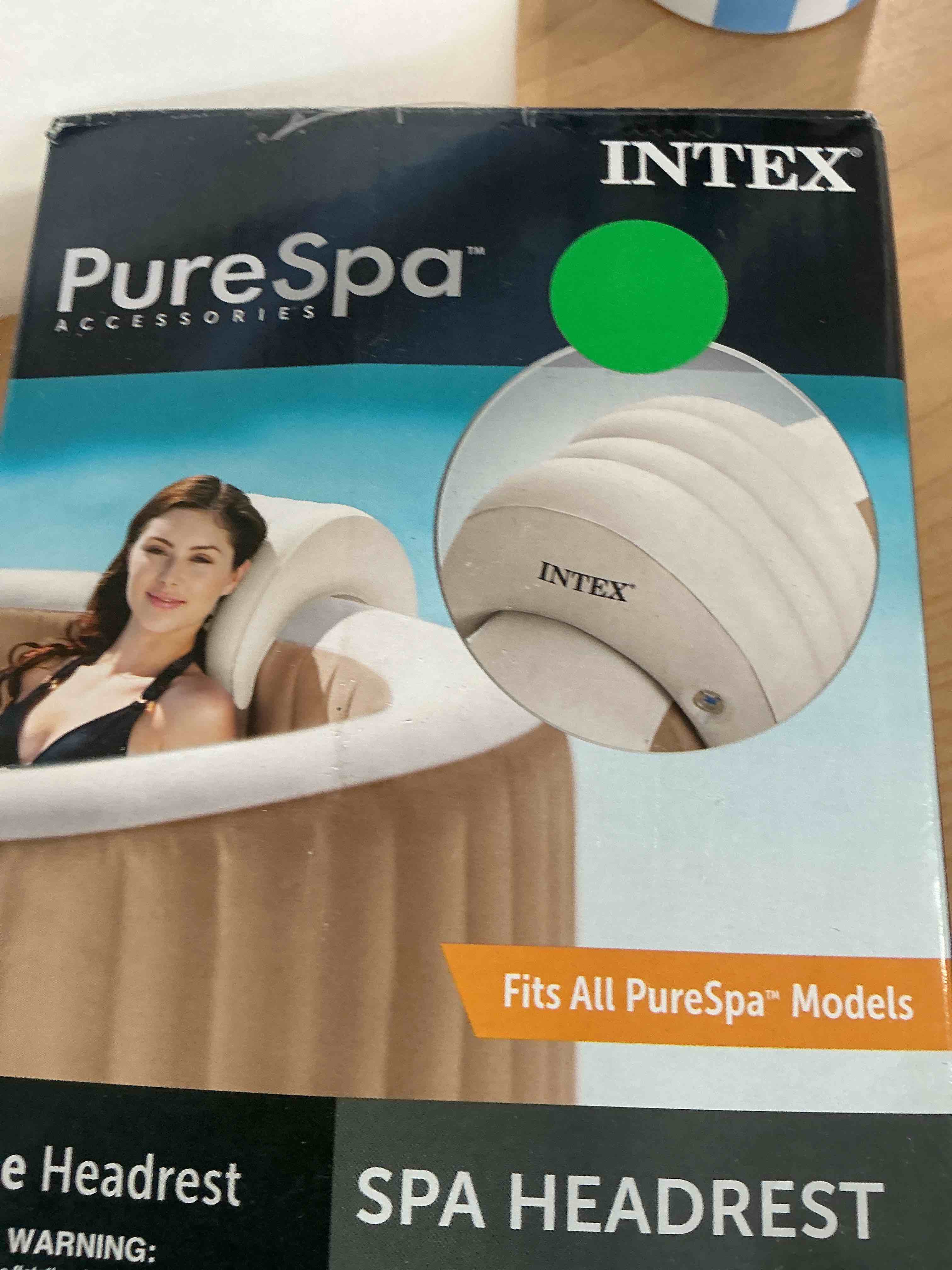 Condition photo showing New/Like New for intex purespa removable customizable inflatable hot tub headrest lounge pillow spa accessory compatible with intex purespa models