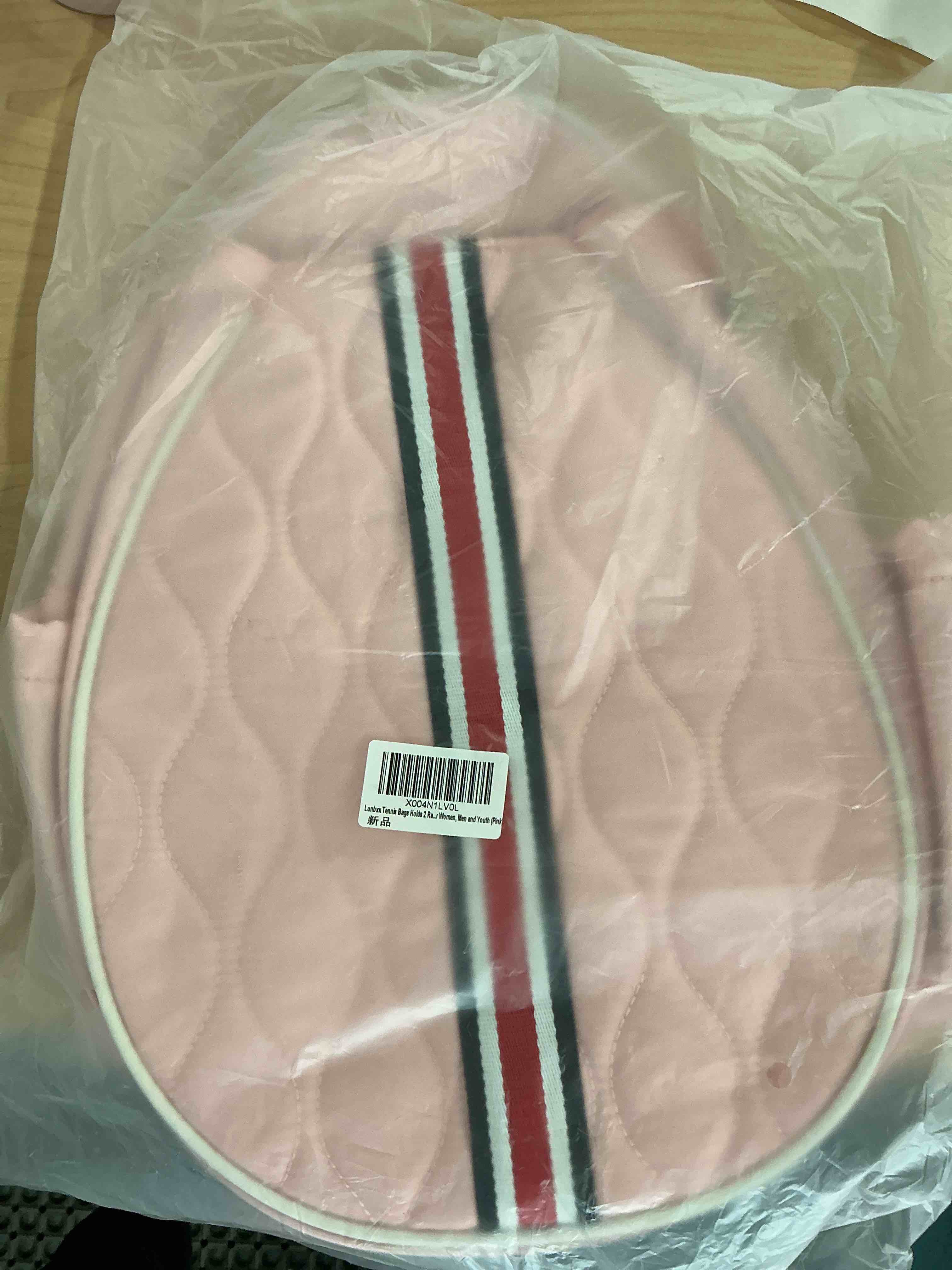 Condition photo showing New/Like New for tennis bags holds 2 rackets for women & men, tennis backpack crossbody & shoulder racket bag, insulated pocket, pickleball bags for women, men and youth