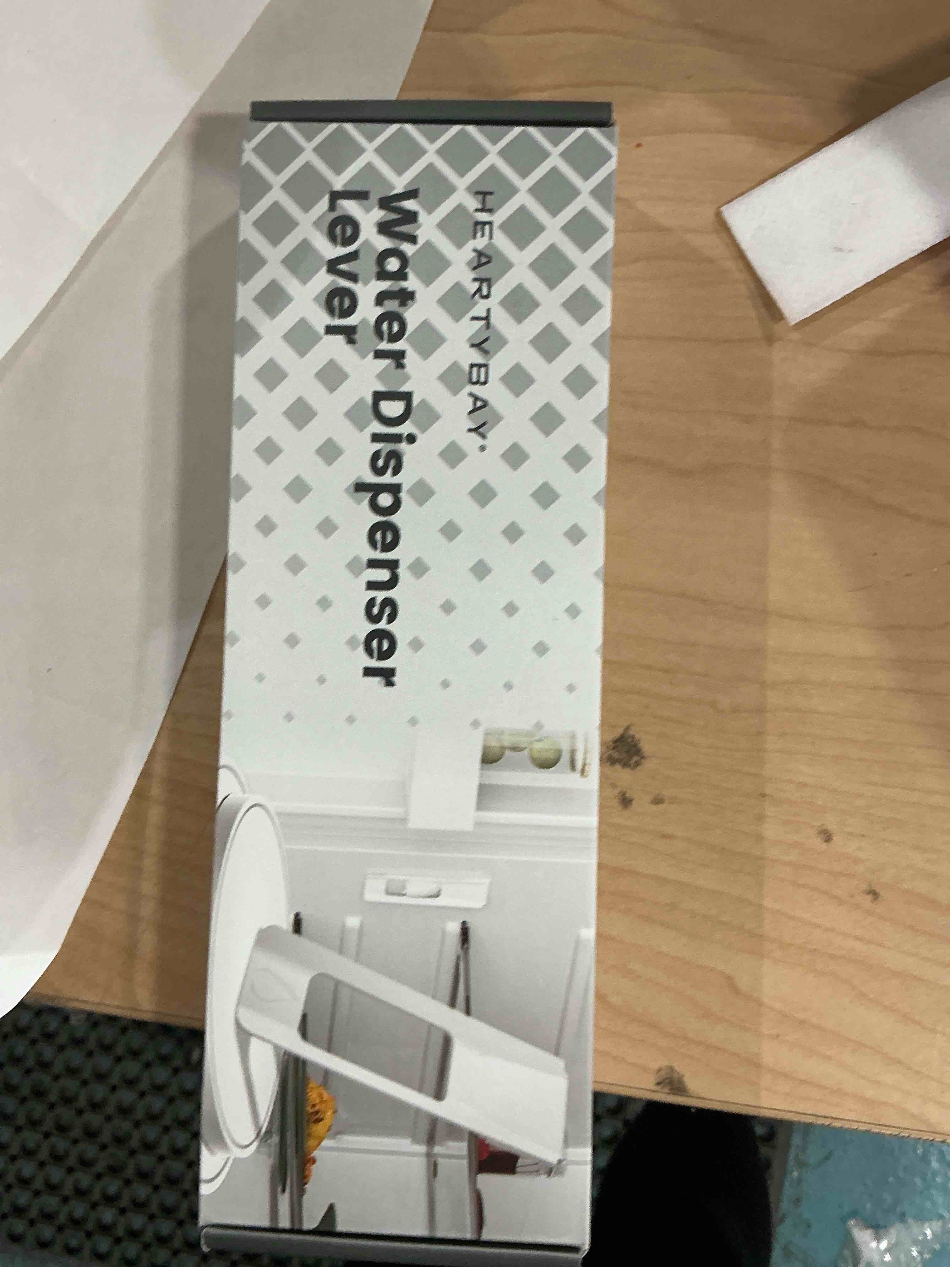 Condition photo showing New/Like New for water dispenser lever for refrigerator interior water dispensers, [one-handed portable operation] replacement handed water dispensing lever for whirlpool refrigerators and other models(clip-on style)