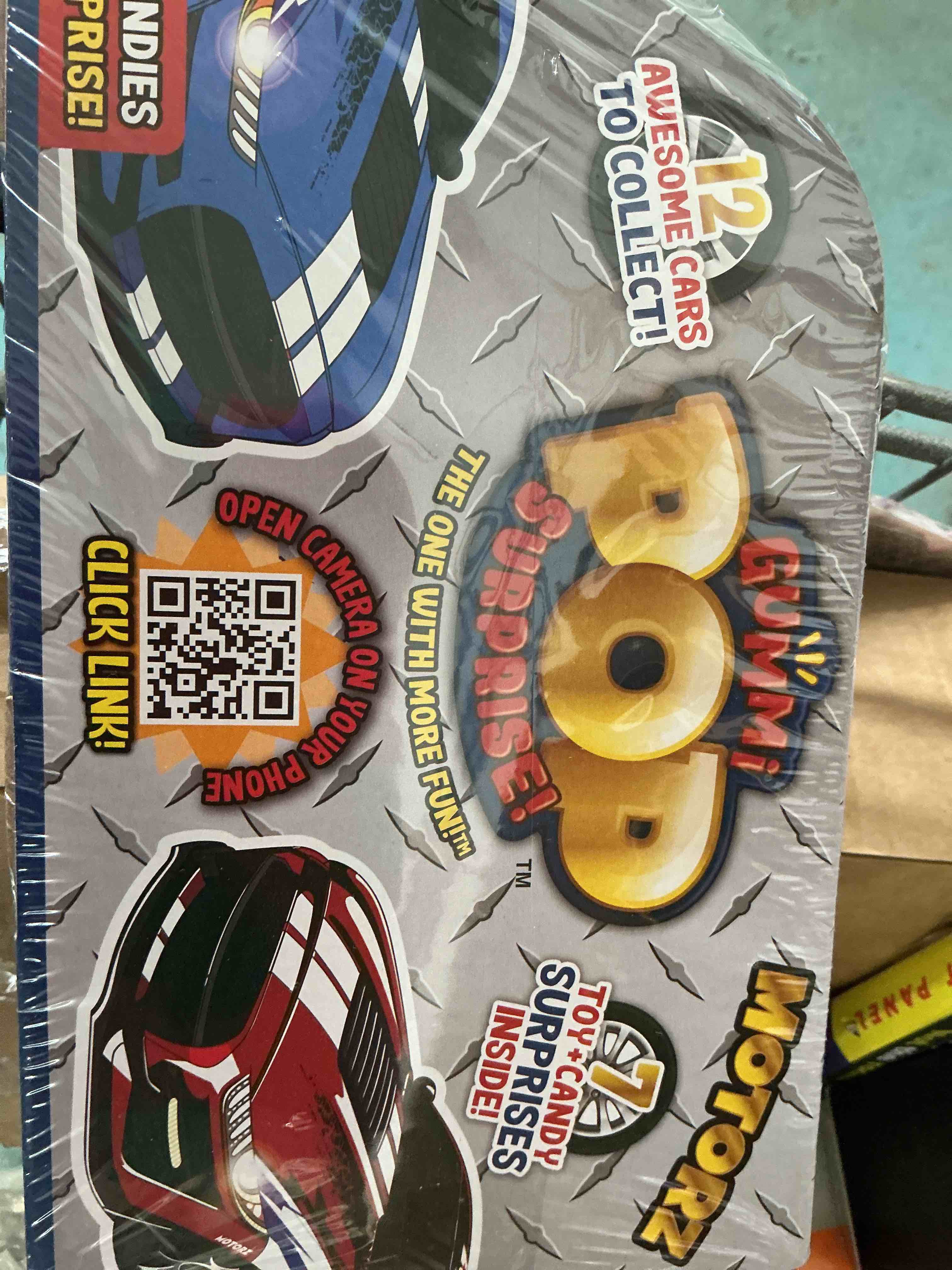 Condition photo showing New/Like New for gummi pop surprise reveal motorz toy & candy ball -gluten free 0.7oz (case of 7ct)