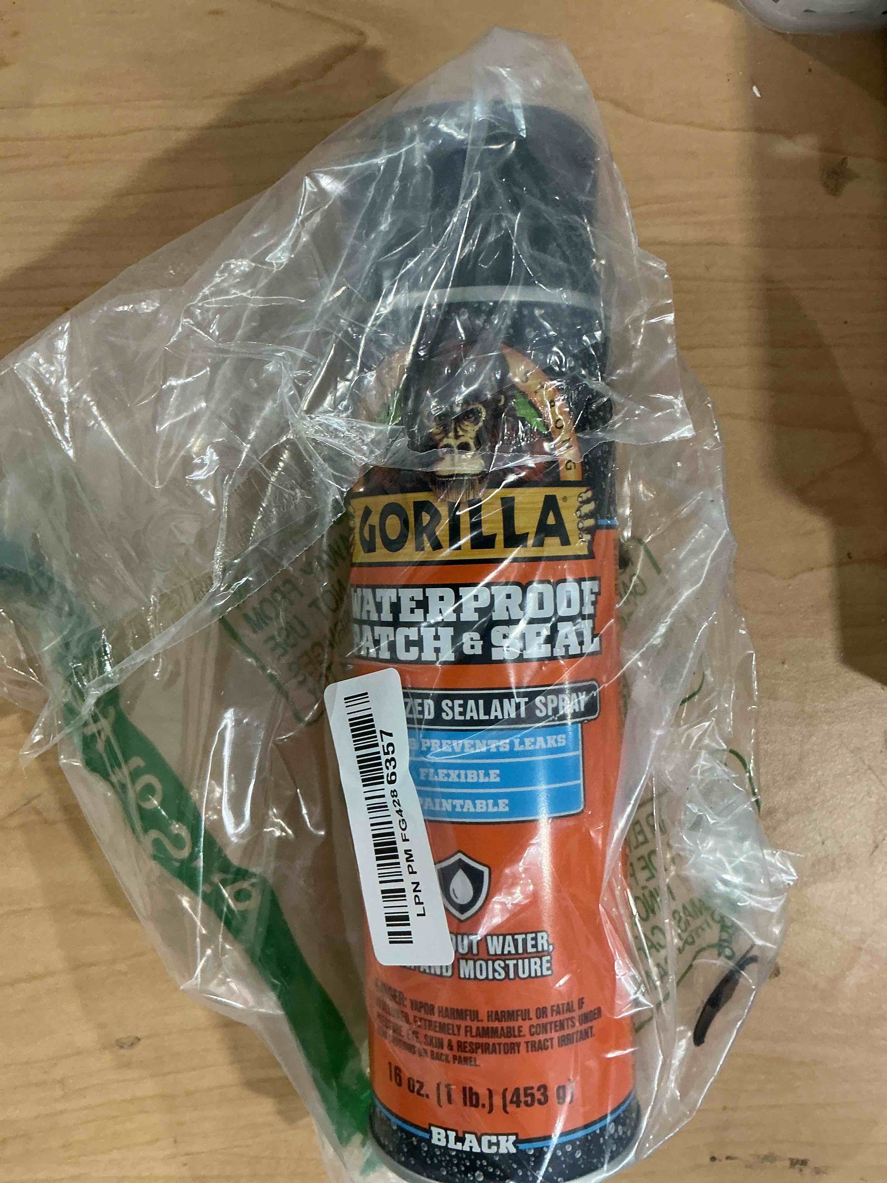Condition photo showing Good Condition for gorilla 104052 rubberized waterproof patch & seal, black, 16-oz. spray - quantity 6