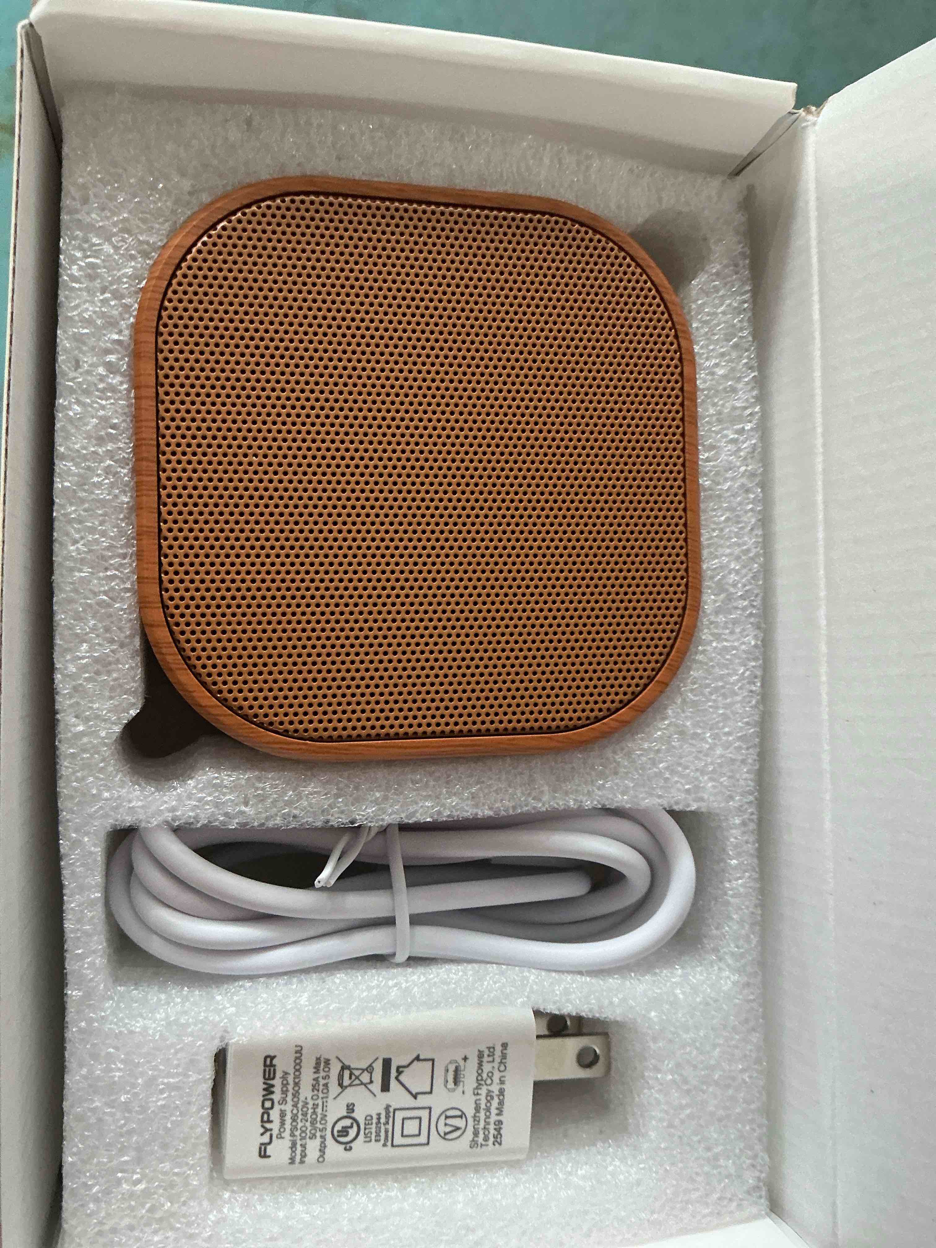 Condition photo showing New/Like New for white noise machine plug-in sound machine with 20 non looping natural soothing sounds and memory function sleep timer sleep machine with sleep therapy for baby kids adults-new wood grain added in 2025 wood grain - 1 count