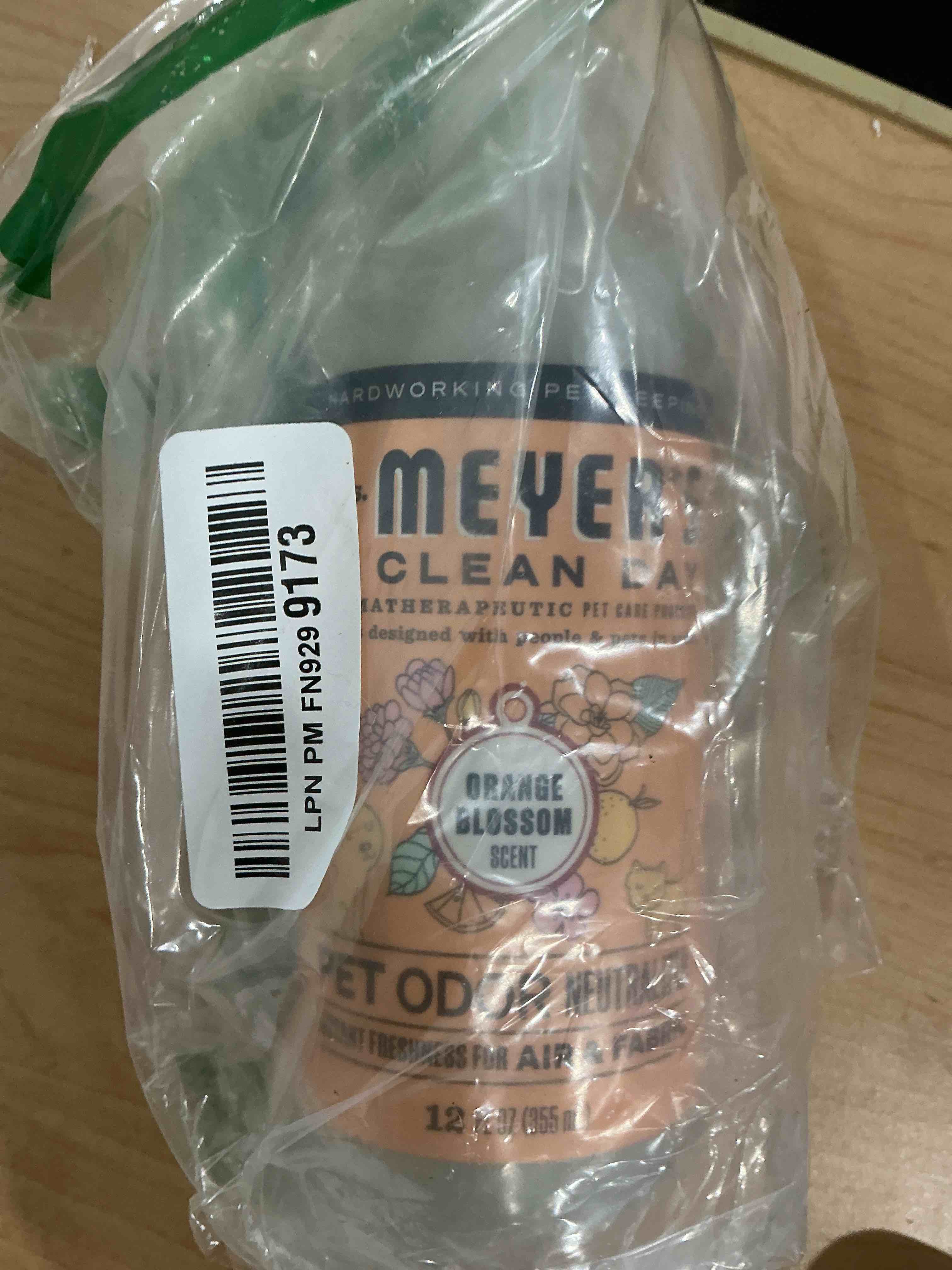 Condition photo showing Good Condition for mrs. meyer's clean day pet odor neutralizer, orange blossom scent, 12oz