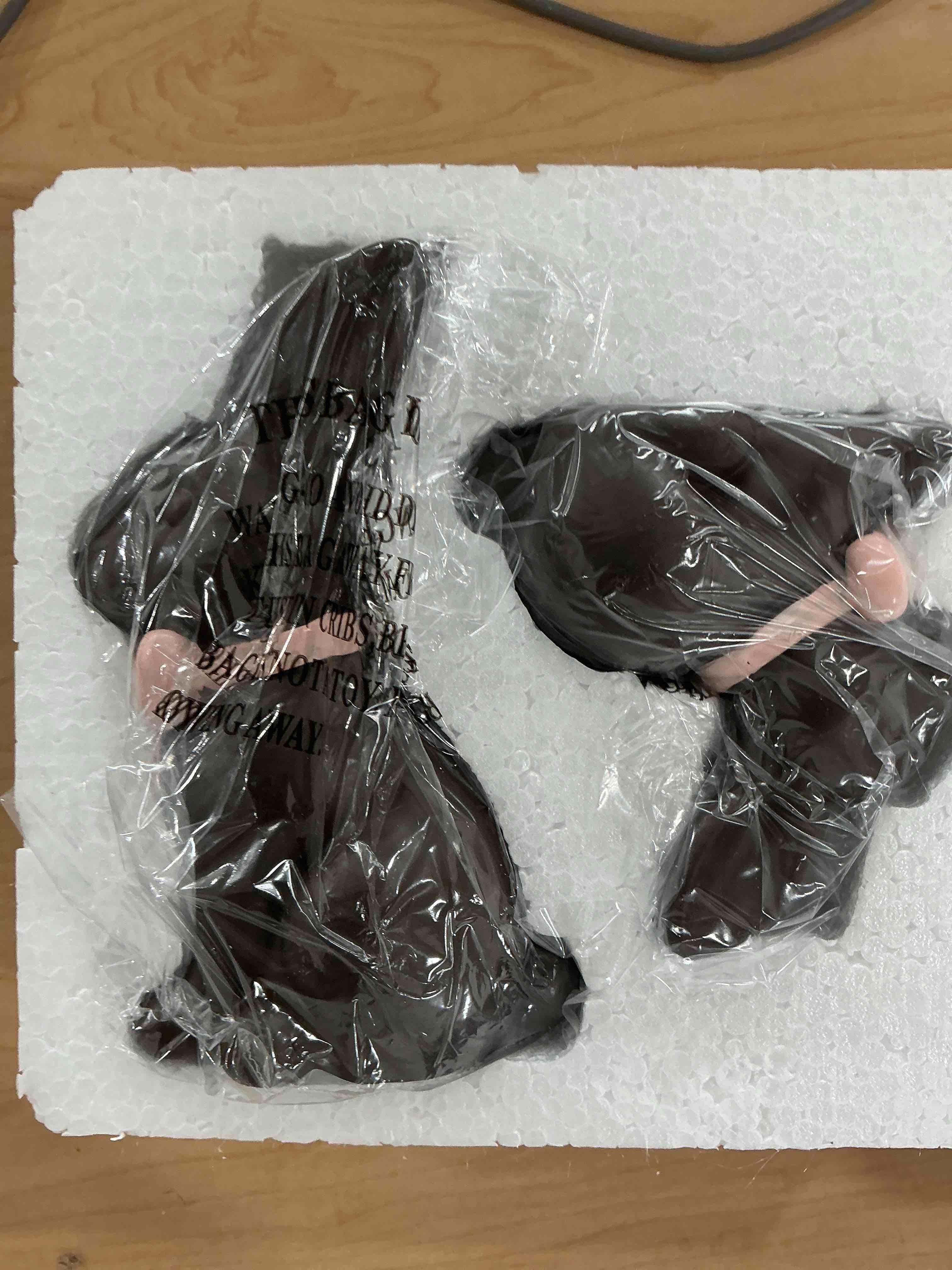 Condition photo showing New/Like New for dn deconation easter decorations bunny figurines set with pink bow, chocolate easter bunny decor for brown rabbit statues farmhouse home decor, resin tabletop sculptures for coffee table indoor brown and pink 2 bunny