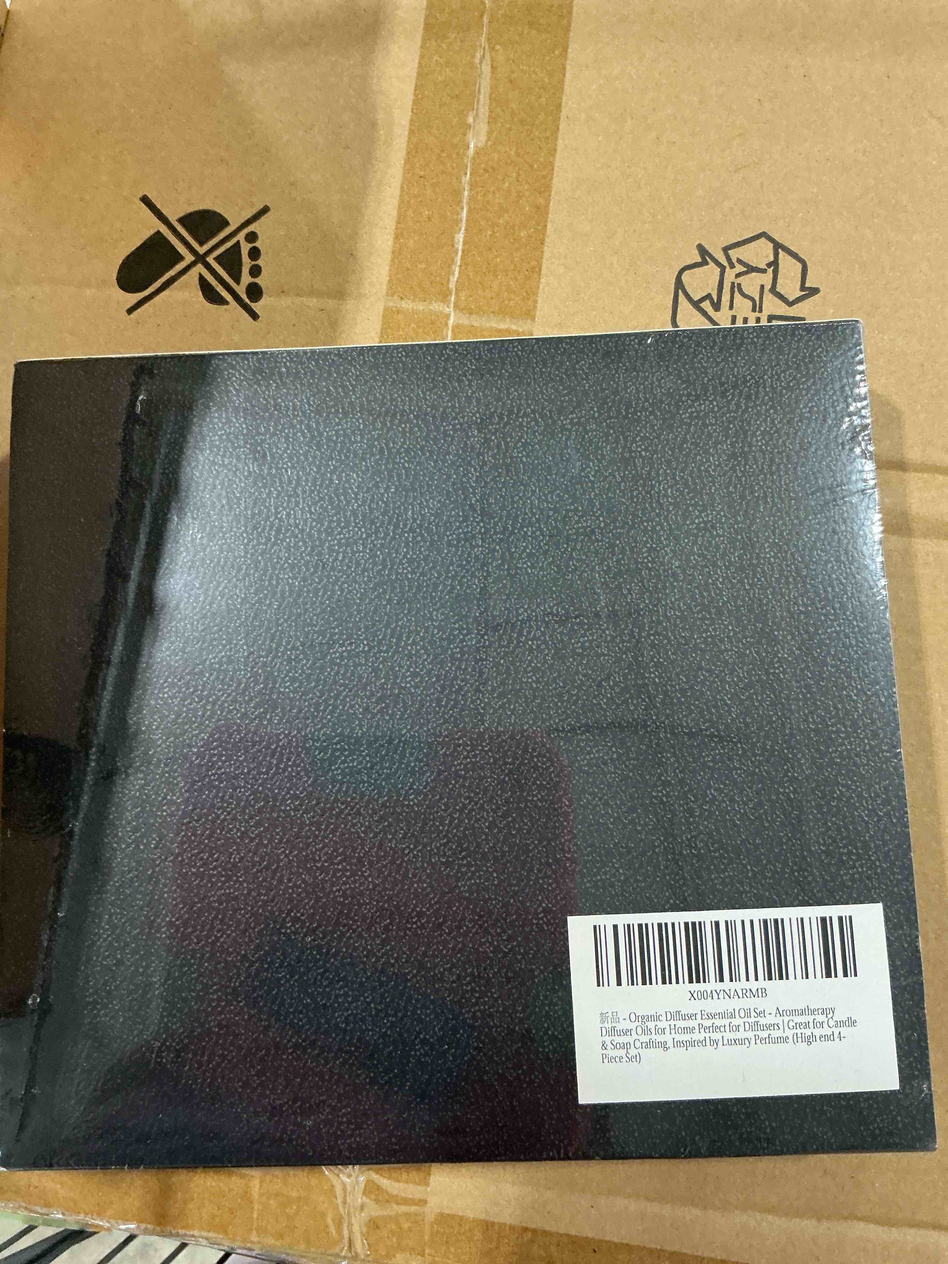 Condition photo showing New/Like New for essential oils set - top 4 luxury scents for diffuser, humidifier, aromatherapy, candle & soap making, premium scented oil gift set for home & office, inspired by luxury brand perfumes(20ml) high end 4-piece set