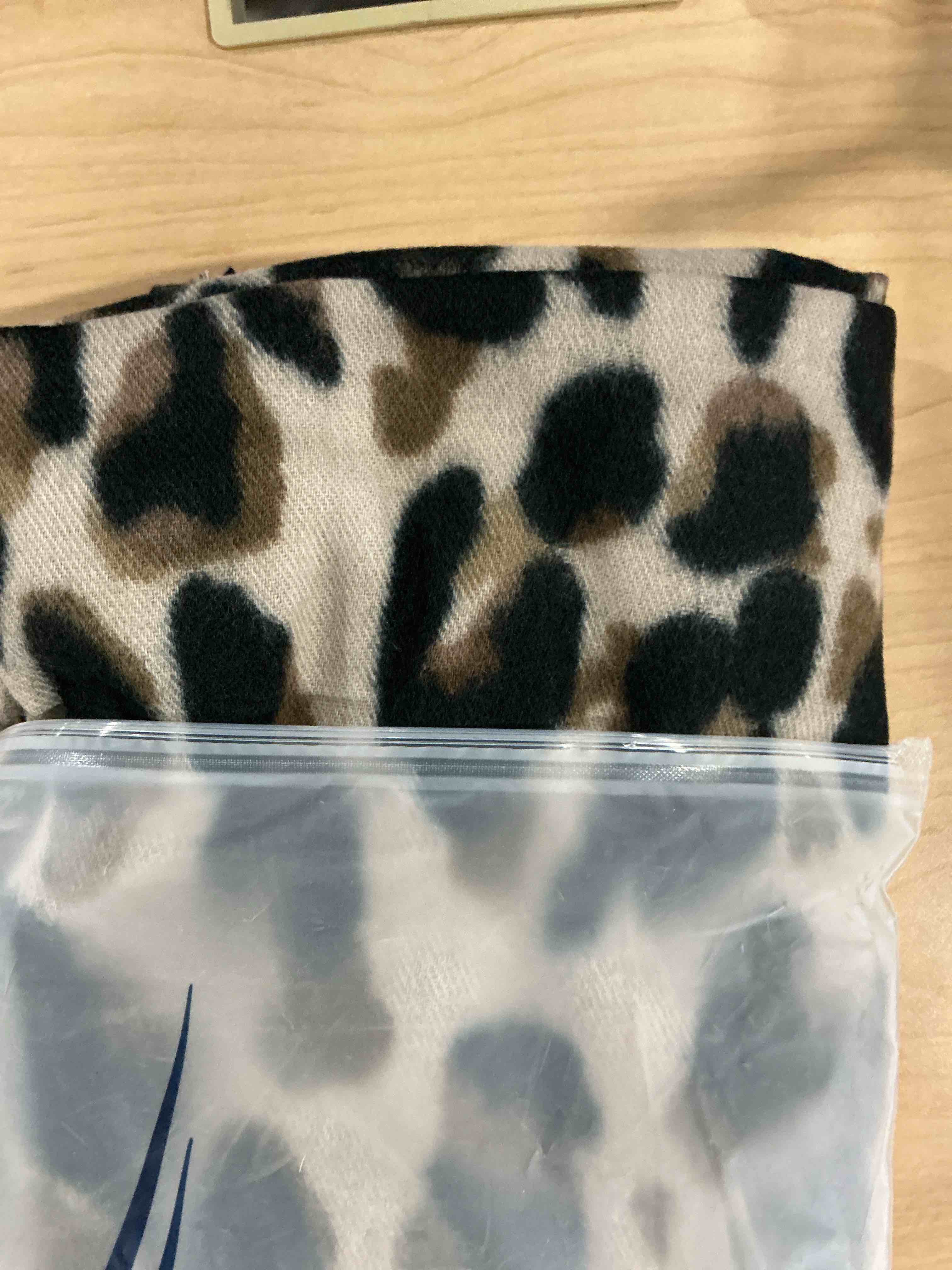 Condition photo showing New/Like New for wander agio womens warm scarf pashmina shawls and wraps large winter blanket cashmere scarves for women print classic leopard
