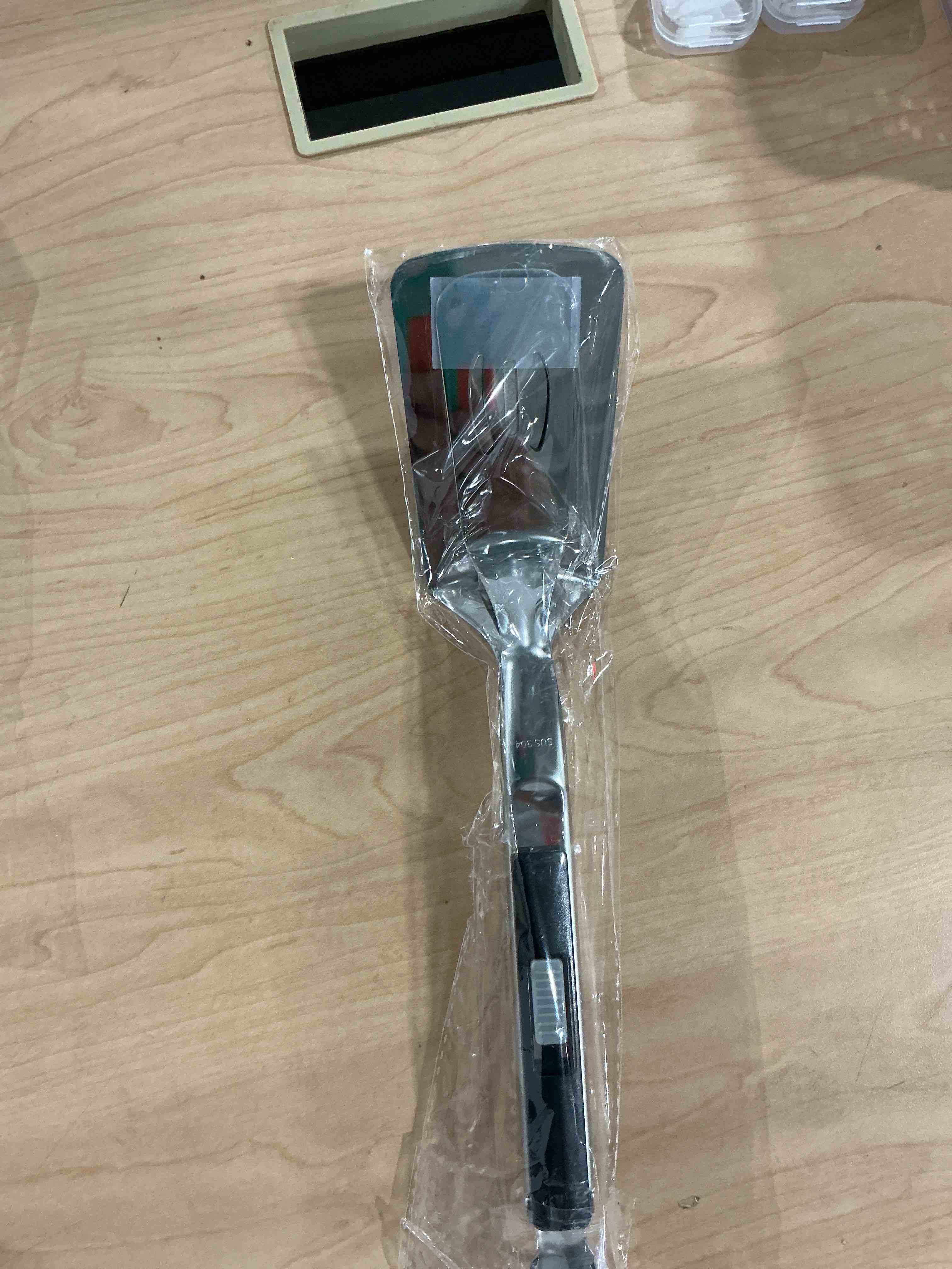 Condition photo showing New/Like New for 2026 new stainless steel tongs for cooking, anti-scald extended handle spatula tongs, versatile metal spatula tongs for flipping, picking up steak fish bread hamburger bbq frying pancake pies pizza