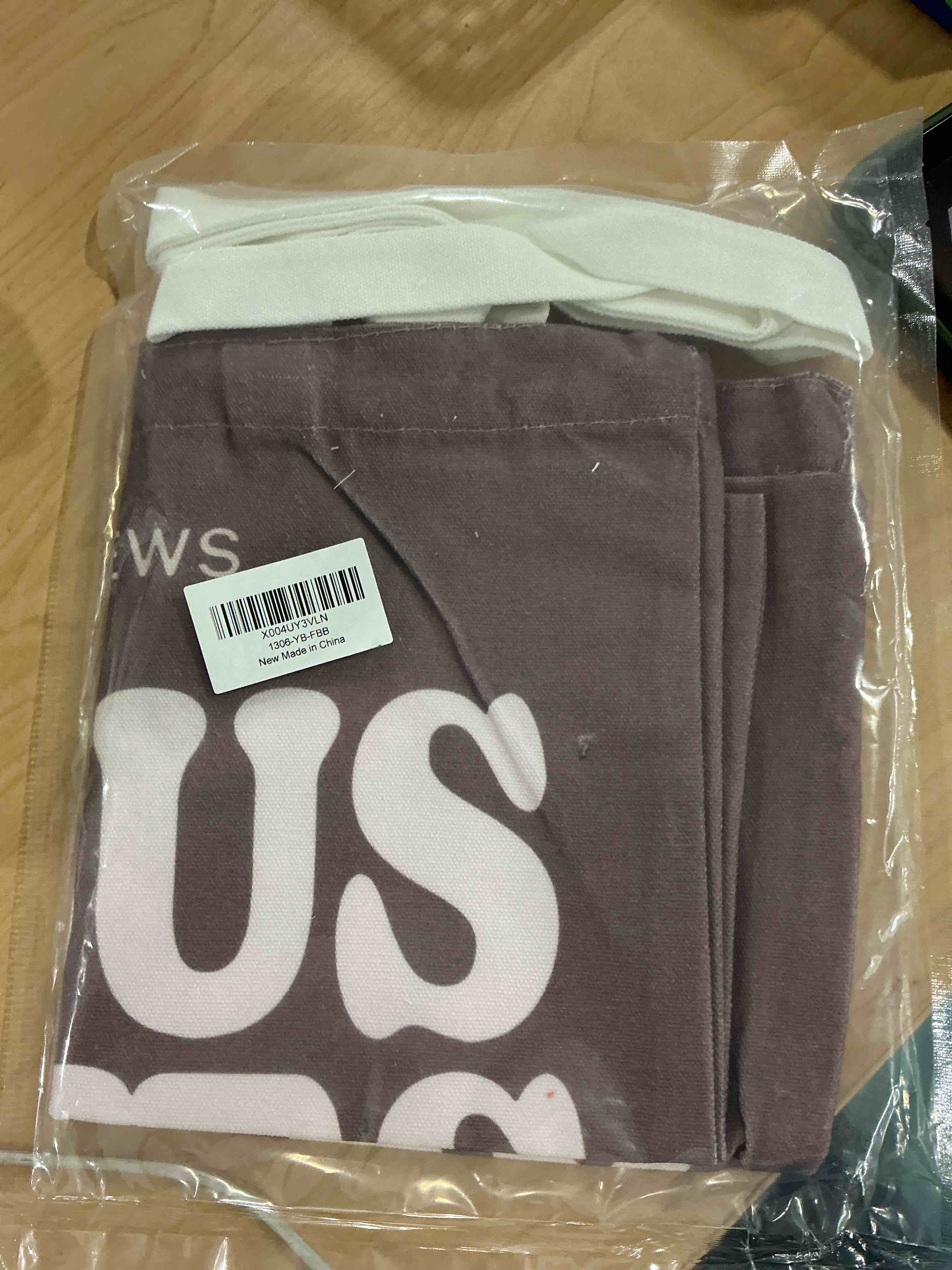 Condition photo showing New/Like New for christian tote bag, good news religious jesus canvas totes bag christian reusable grocery shopping bags