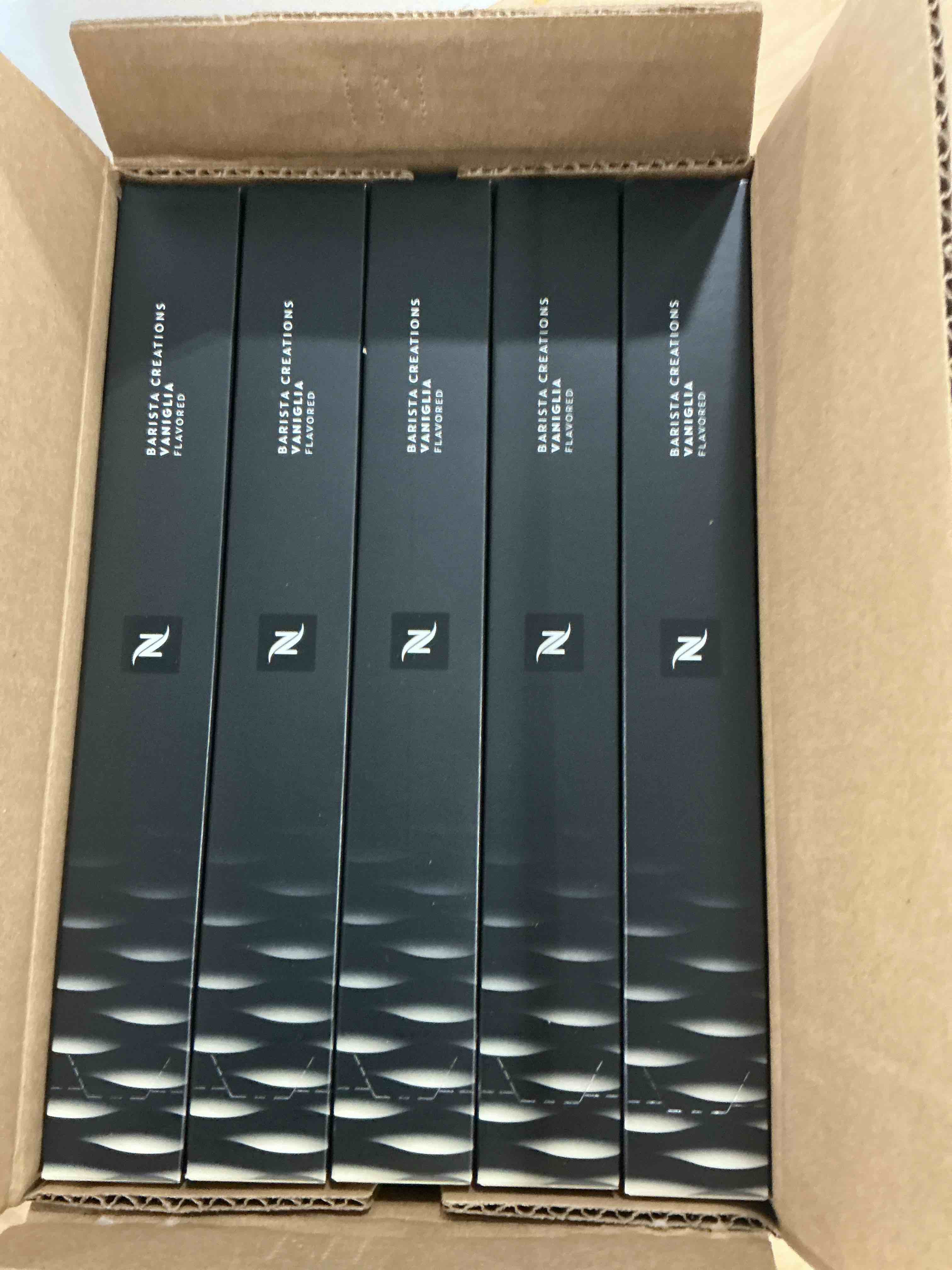 Condition photo showing New/Like New for nespresso capsules vertuo, double espresso dolce, 30-count espresso pods, brews 2.7 oz.