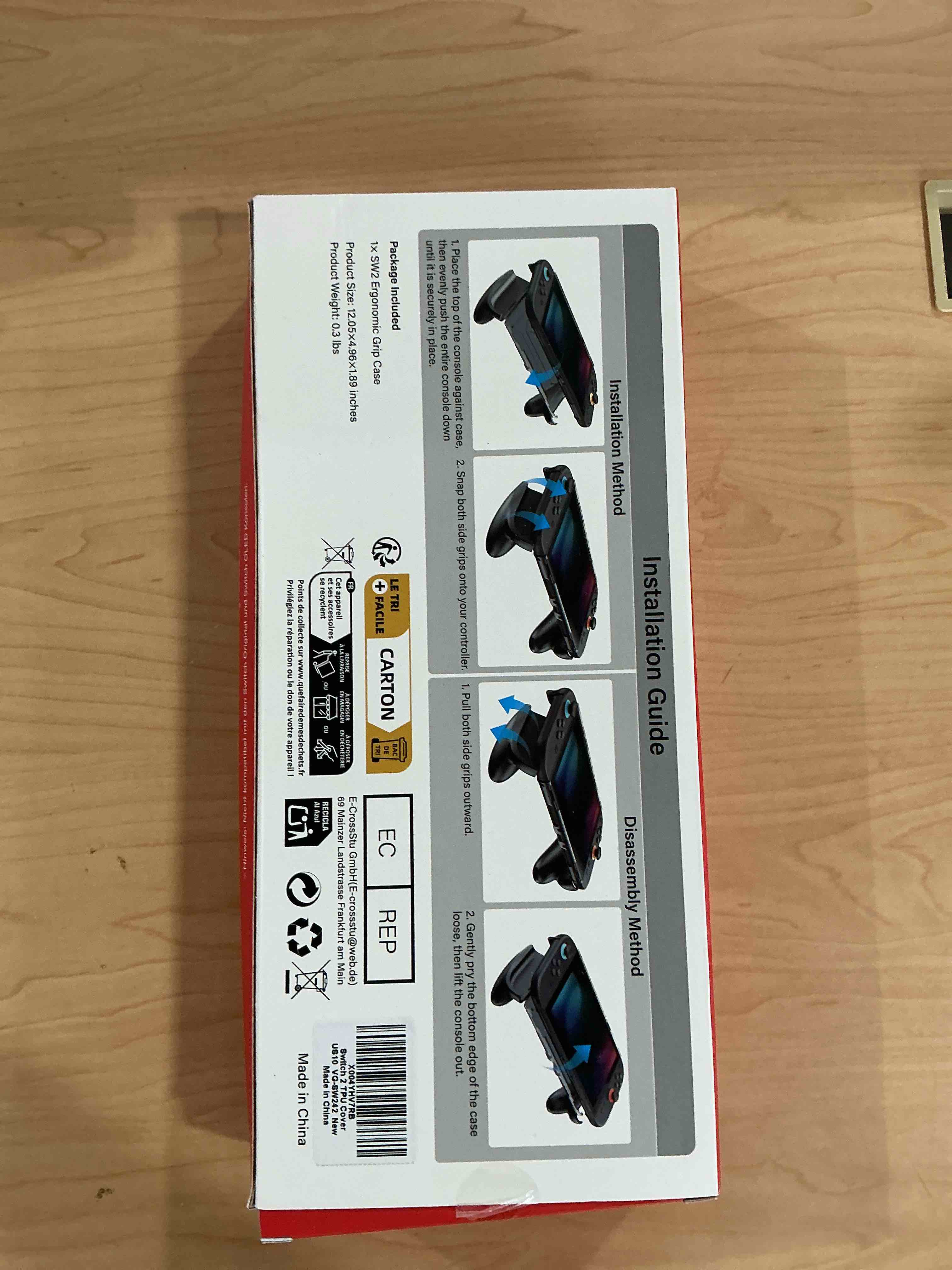 Condition photo showing New/Like New for dockable grip case for 2025 switch 2, ergonomic non-slip protective cover with joycon quick-release design, tpu hard shell handheld case for switch 2 accessories, for sega genesis consoles