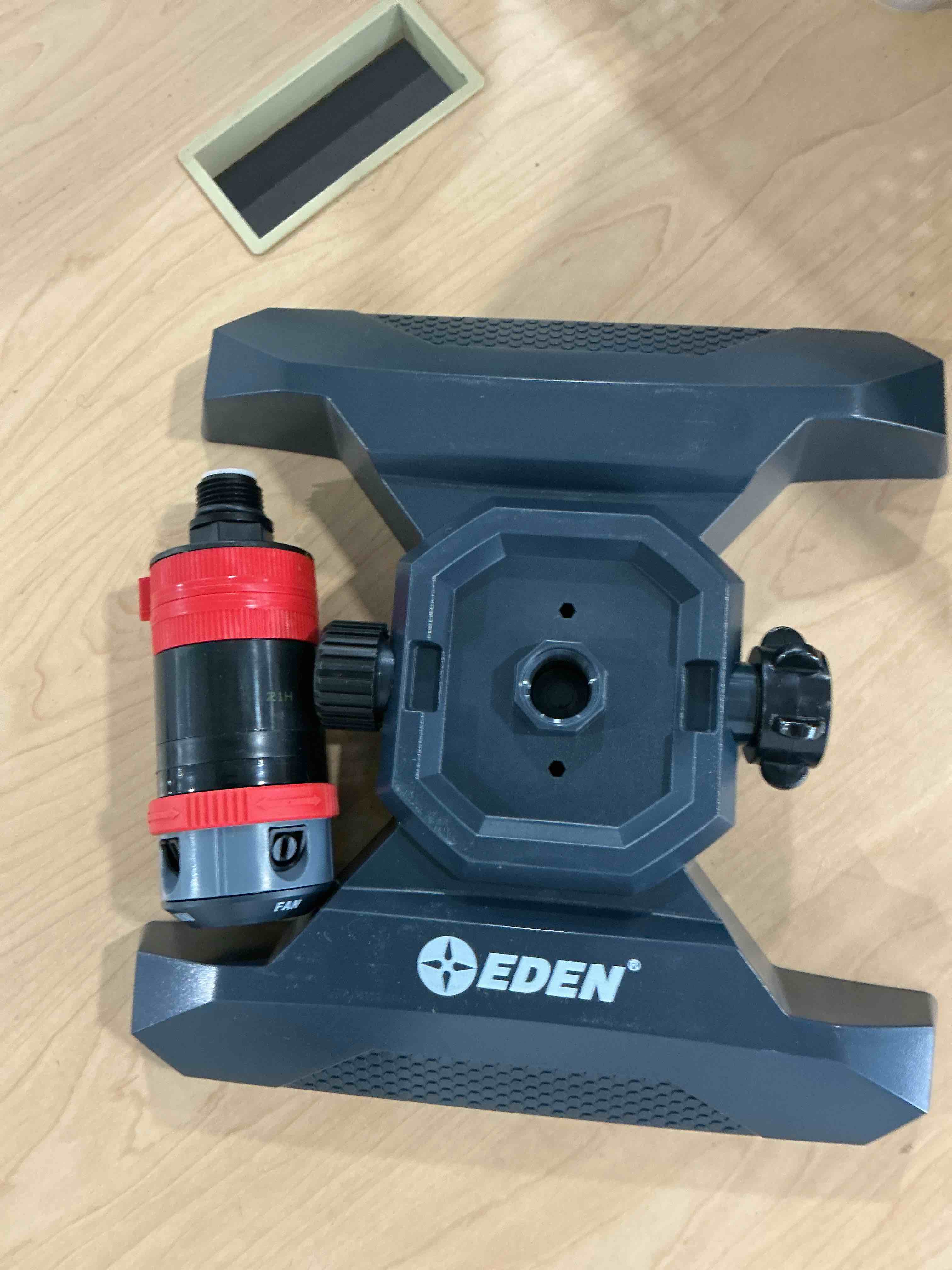 Condition photo showing Good Condition for eden 94124 multi pattern turbo gear drive sprinkler plus one-direction misting system, with quick connect set, 5-360 degree coverage