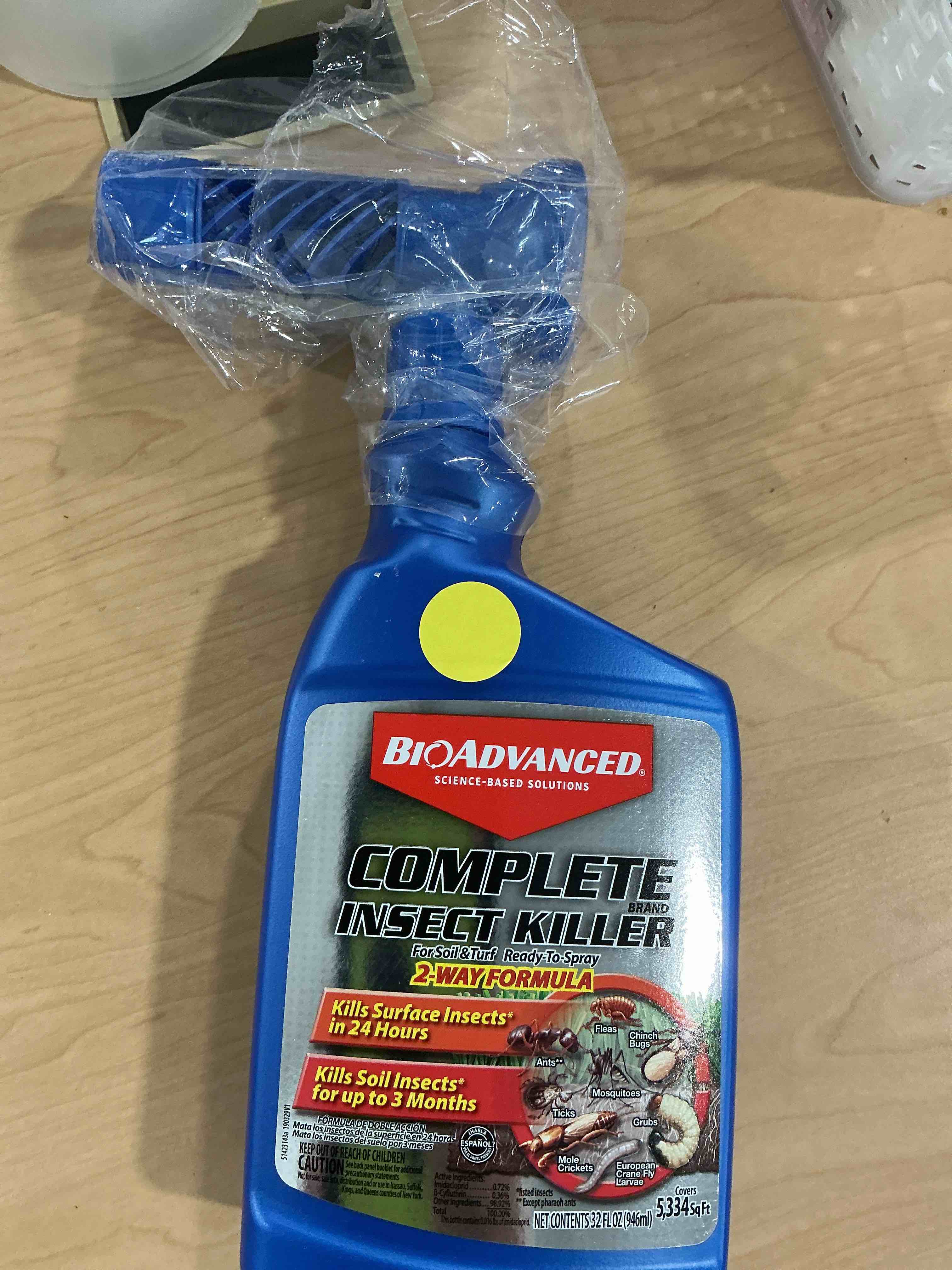 Condition photo showing Good Condition for bioadvanced complete brand insect killer for soil and turf, ready-to-spray, 32 oz, outdoor ant killer with imidacloprid
