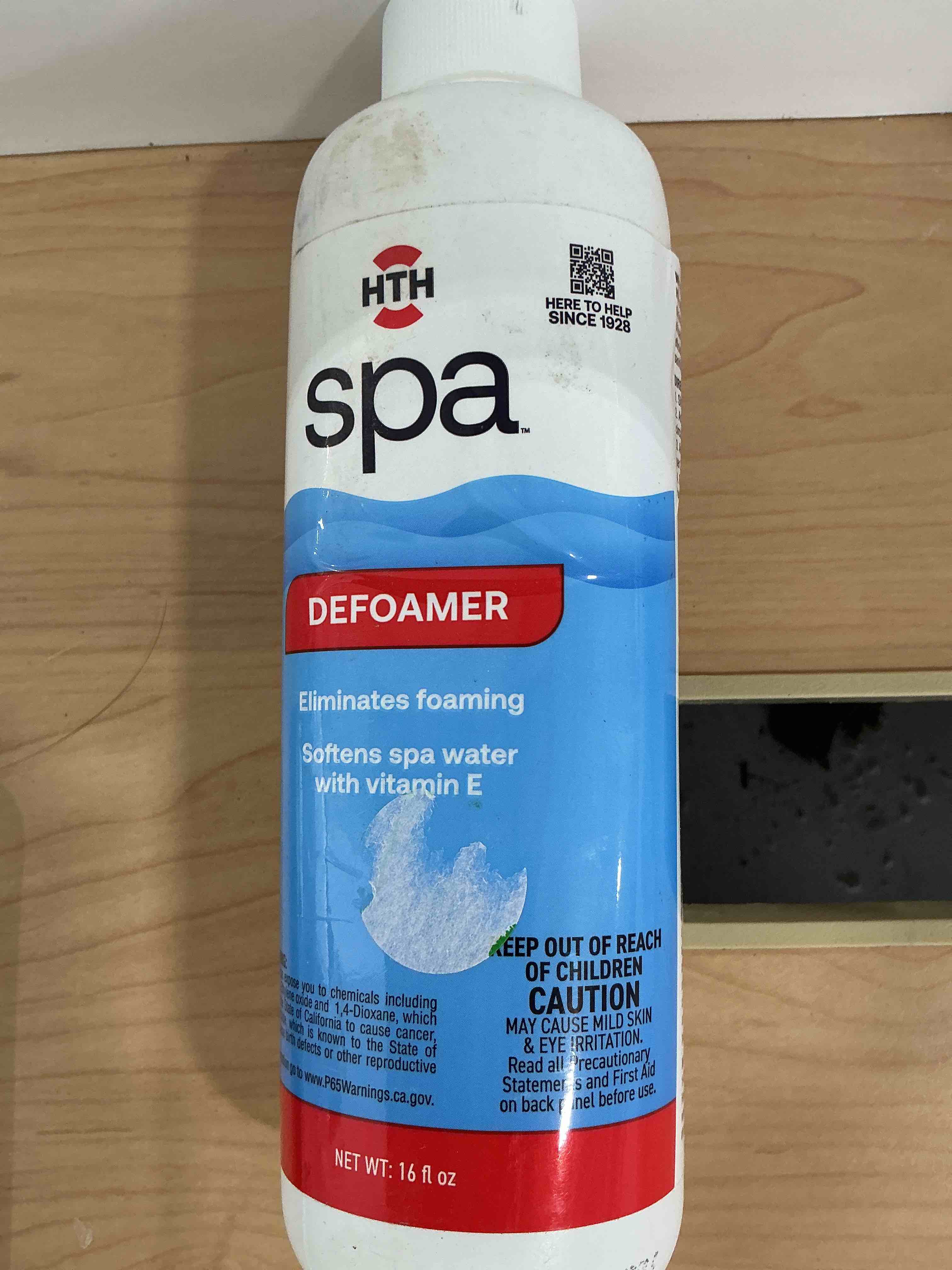 Condition photo showing Good Condition for hth spa 86116 defoamer, spa & hot tub chemical eliminates foaming, softens water, 16 oz