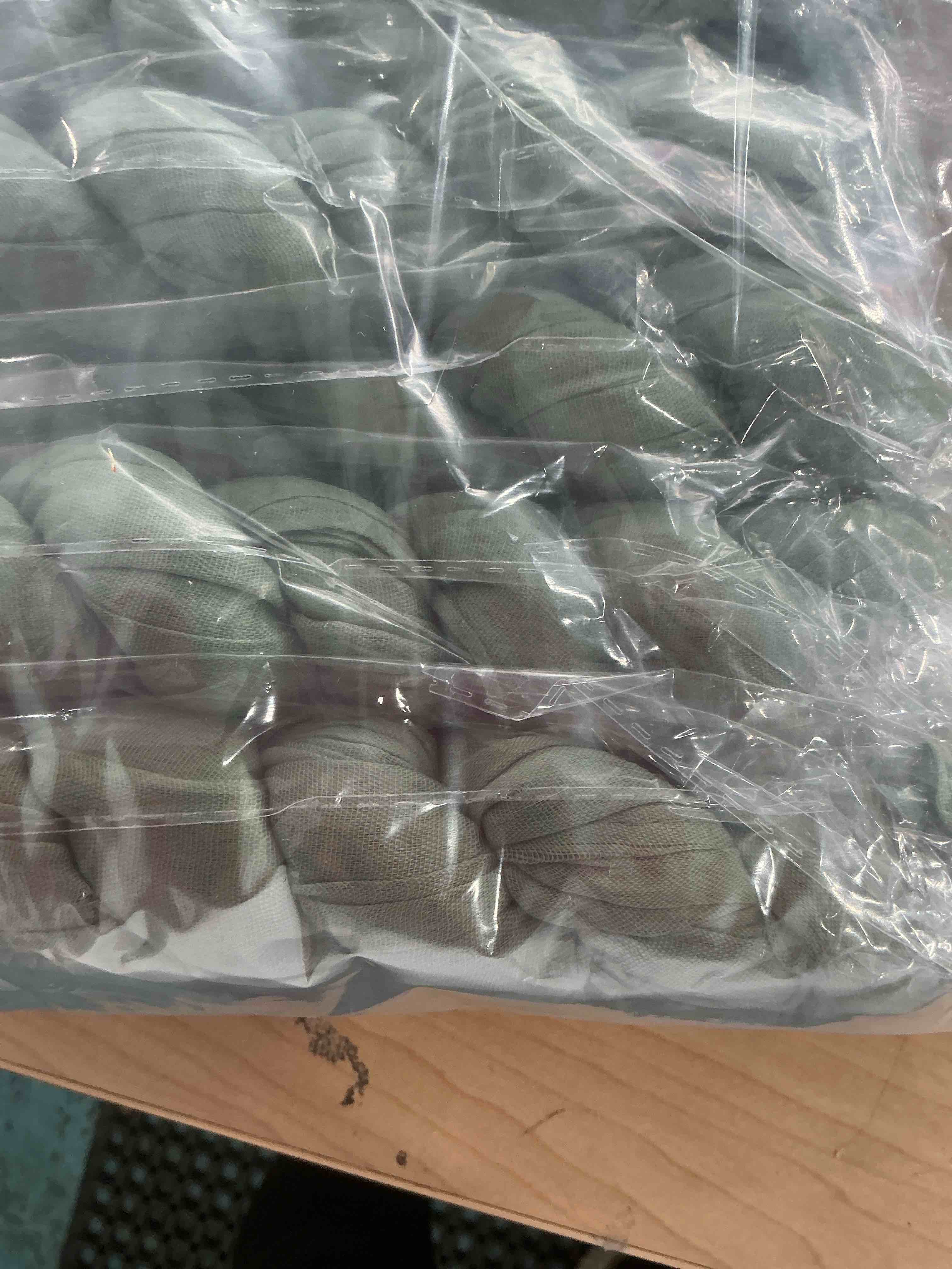 Condition photo showing New/Like New for 10 Pack Sage Green Cheesecloth Table Runner, 120 Inch Boho Gauze Table Runners, Rustic Sheer Cheese Cloth Table Runners for Wedding, Baby Shower, Birthday Party, Home Decor 10PCS*10FT Sage Green