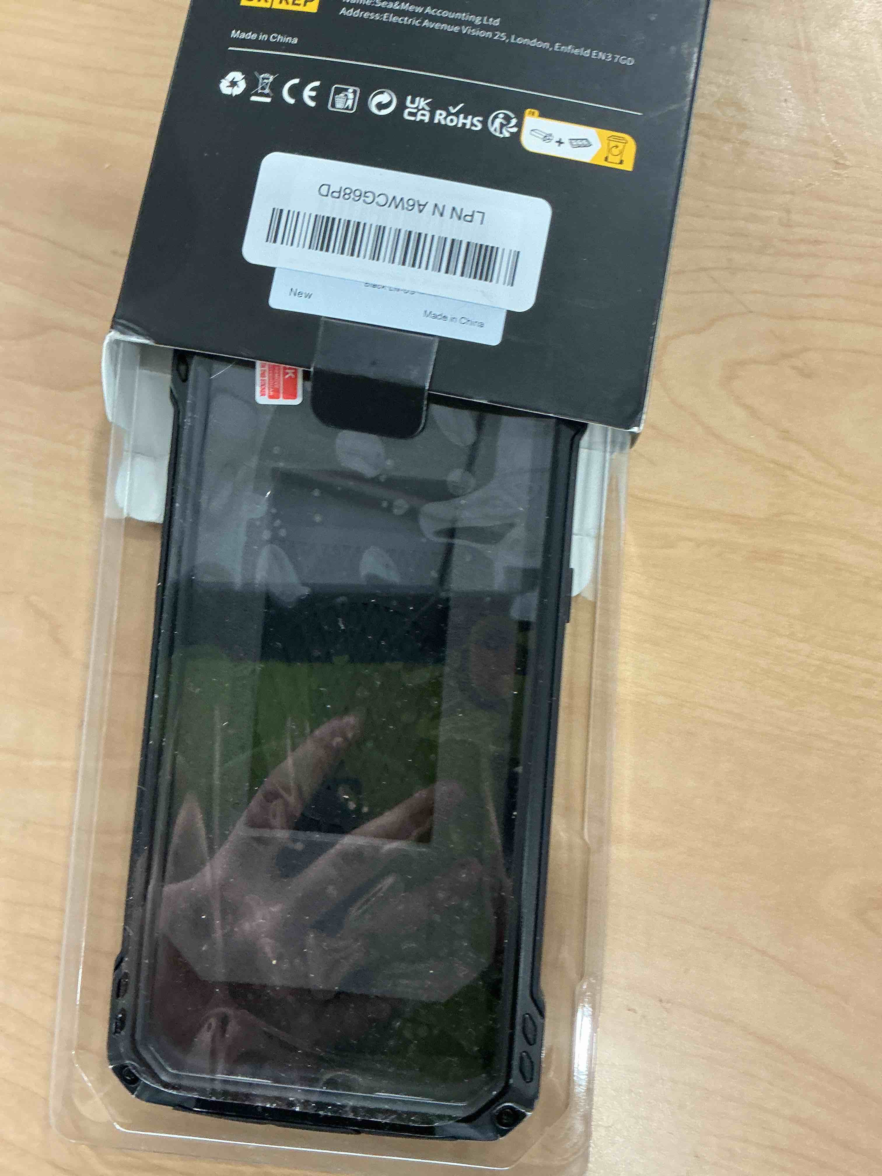 Condition photo showing Good Condition for Lanhiem for iPhone 17 Pro Max Metal Case with Kickstand, Compatible with MagSafe, Built in Tempered Glass Screen Protector, Heavy Duty Shockproof Rugged Phone Cases, Full Body Tough Cover 6.9" (Black) for iPhone 17 Pro Max Black