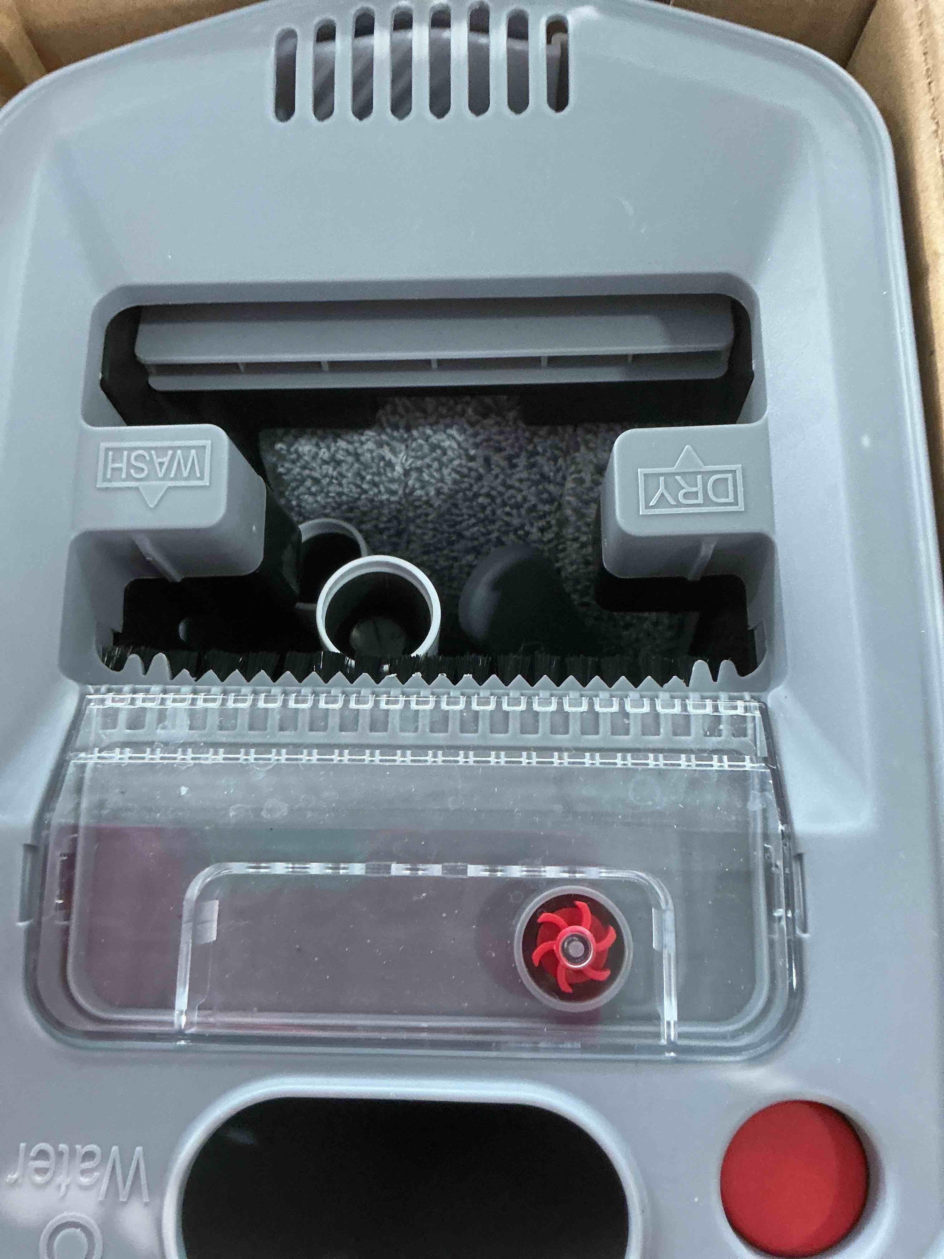 Condition photo showing Good Condition for Mop and Bucket Set, 50" Flat Mop and Bucket System for Floor Cleaning, Separate Dirty and Clean Water, 4 Microfiber Pads Included, Wet and Dry Use, for Cleaning All Floor Types and Windows