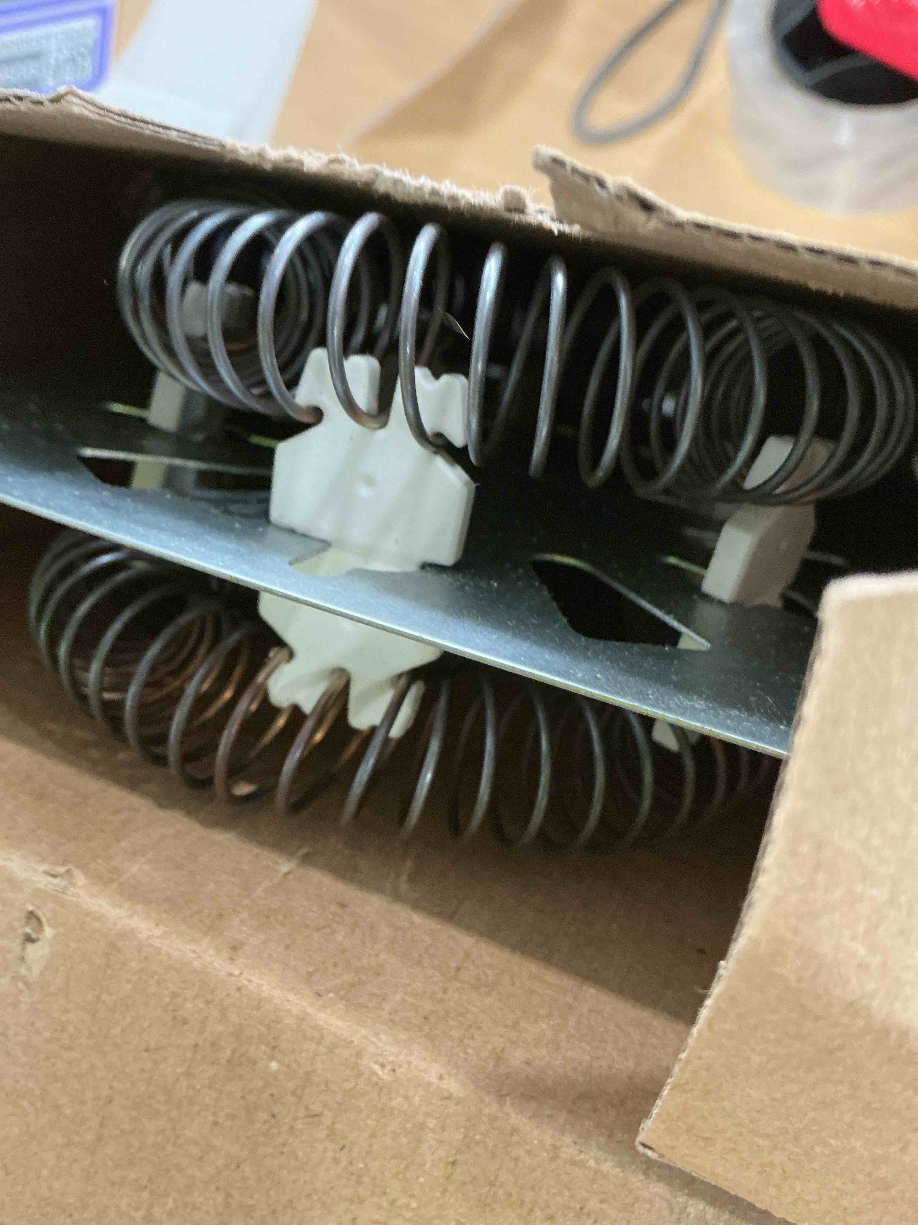 Condition photo showing As Is for BlueStars 3387747 WP3387747 Dryer Heating Element for Whirlpool MEDB835DW4 GEW9250PW1 GEW9250PW0 GEW9200LW1 WED5100HW1 WED8300SW2 MED6230HW1 and Maytag KitchenAid Dryers Replaces W11344457 PS11741416 Pack of 1