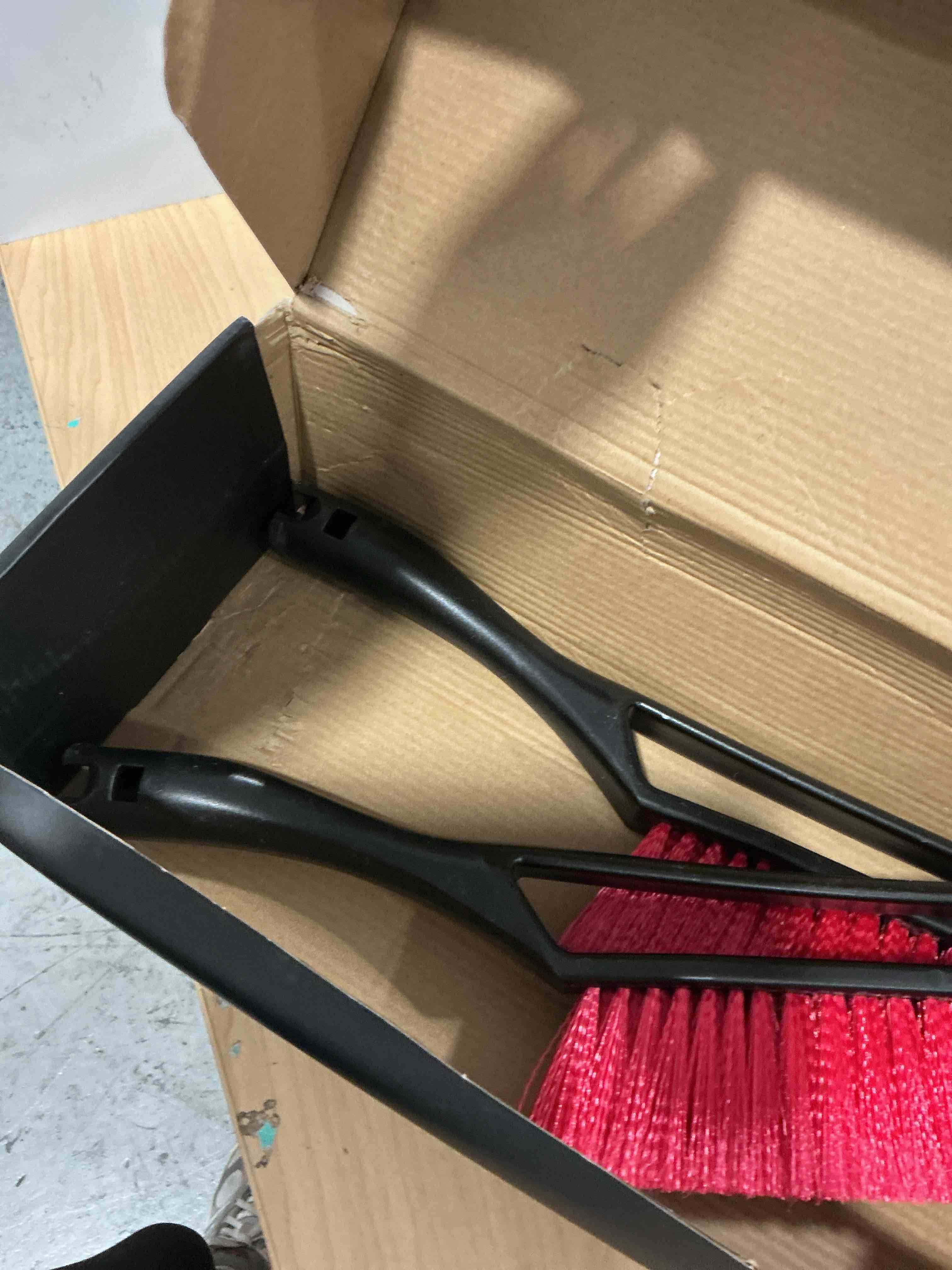 Condition photo showing As Is for FOVAL 27" Ice Scraper Snow Brush (3 Pack), Wider Ice Scraper(4.73" Width) Snow Removal Car Brush with Comfortable Foam Grip for Cars, Trucks, SUVs, Windshield, Window - Winter Tool 3 Redo only brush part