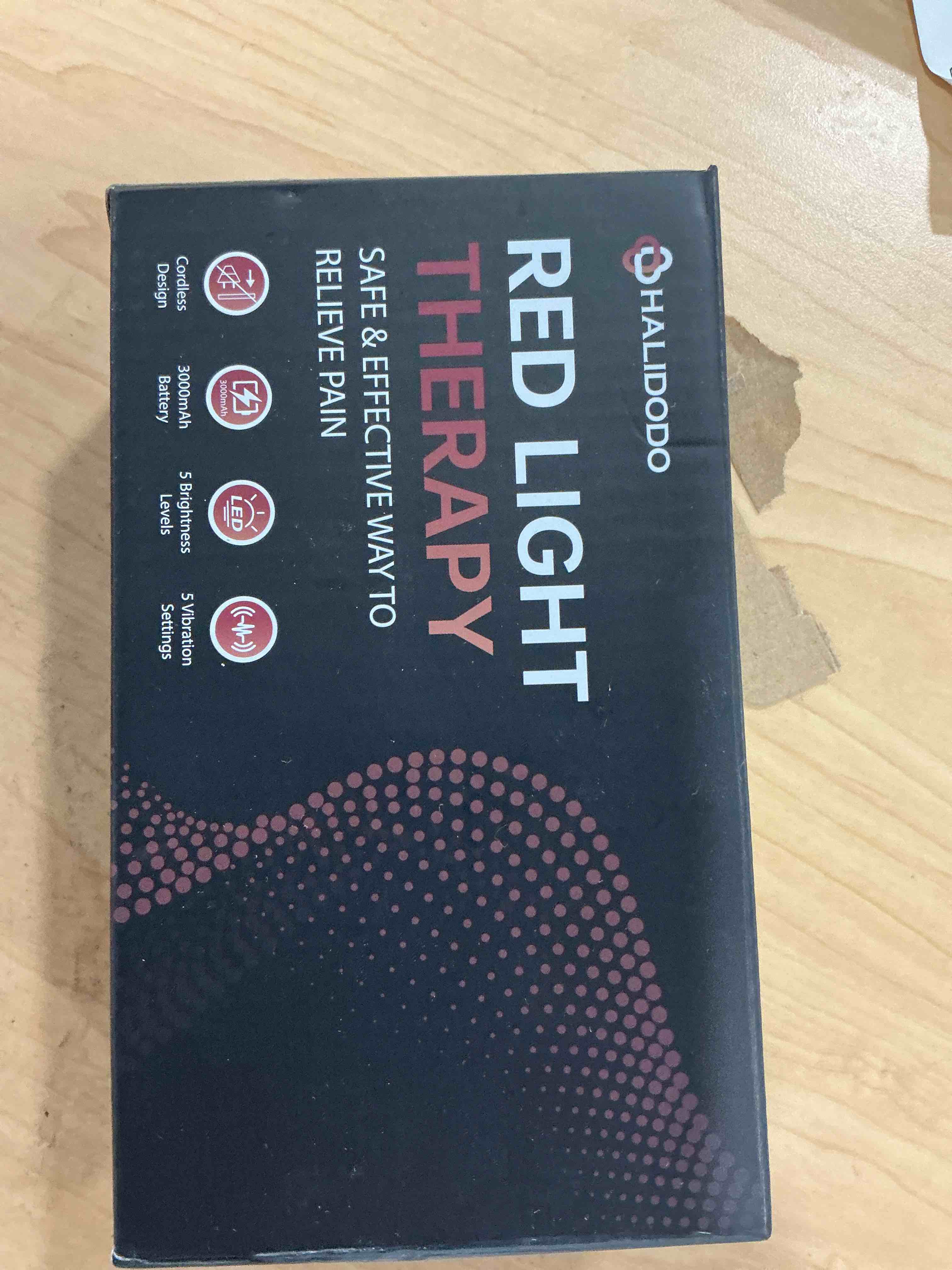 Condition photo showing Good Condition for Red Light Therapy for Hand Wrist with Heat & Massage, 3000mAh Controller Infrared Light with 108 Beads Wrist Brace & Hands Wrap Pad for Knee Ankle Foot Joint 14.8"*3.9"