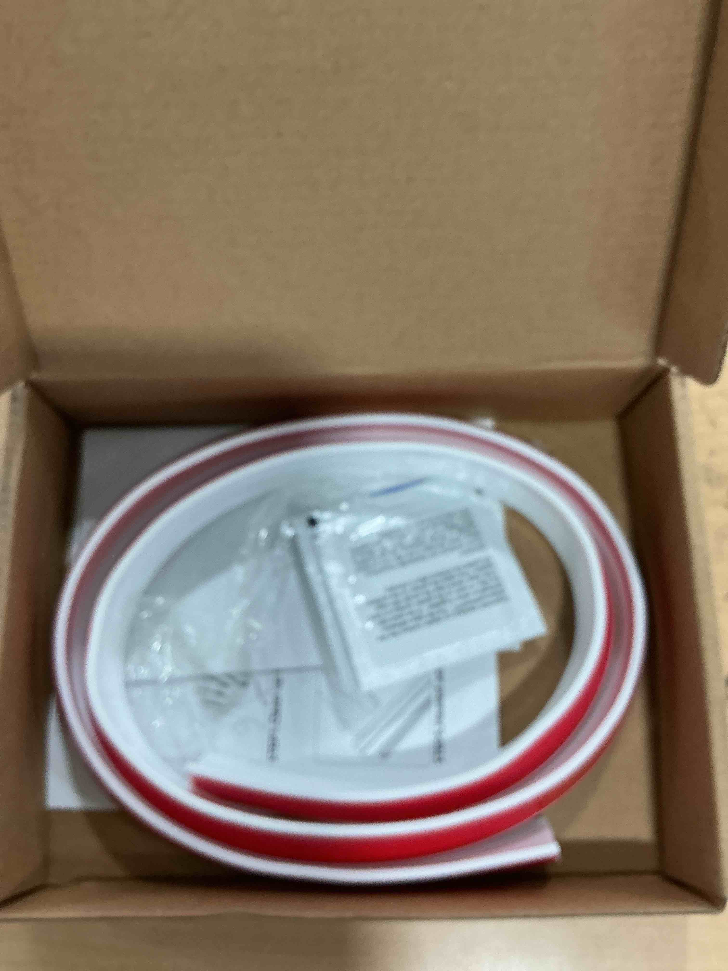 Condition photo showing Good Condition for 39 inch Silicone Water Guard for Kitchen Sink, Rubber Shower Threshold Splash Guard, Shower Barrier Water Strip Dam, Corner Water Retaining Dam Strip for Kitchen Sink Cooktop Bathroom Tub 39Inch White