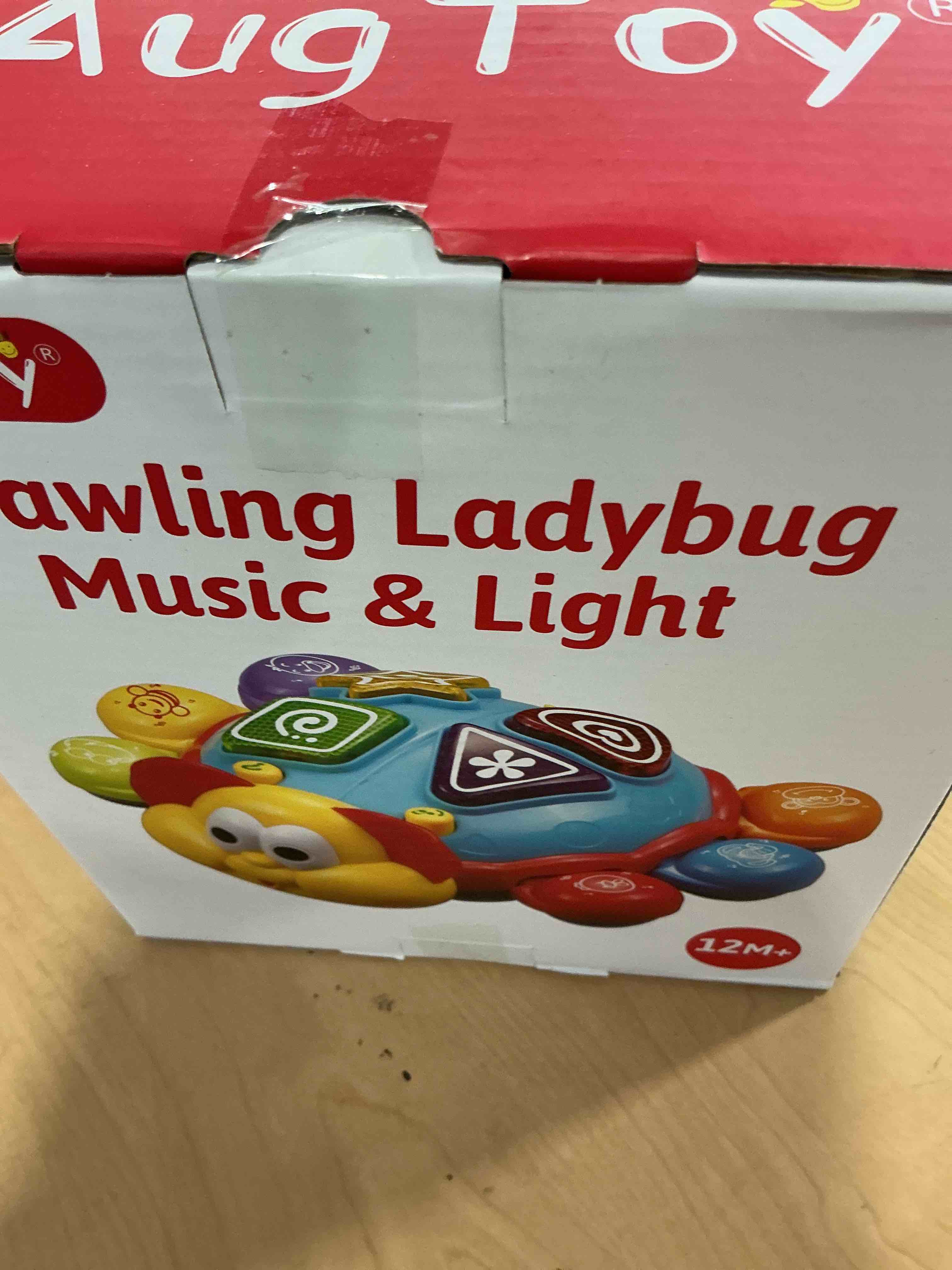 Condition photo showing Good Condition for AugToy Baby Crawling Toys 6 to 12 Month Tummy Time Spanish English Bilingual Learning Toy Infant Newborn Musical Light Up Toy 0-3 4 5 6 7 8 9 12-18 Month Montessori for Boy Girl Toddler