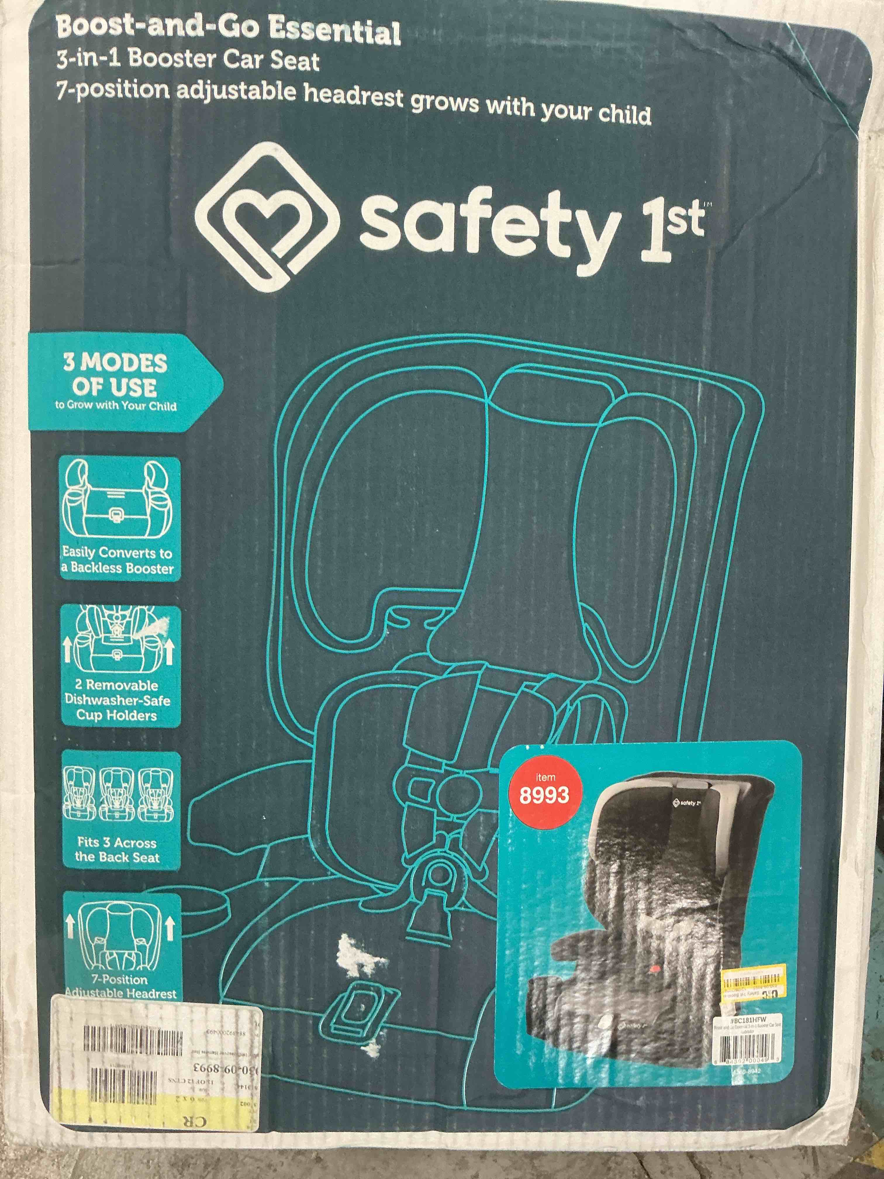 Condition photo showing Good Condition for Safety 1st Boost-and-Go 3-in-1 Harness Booster Car Seat, Labrador #8993