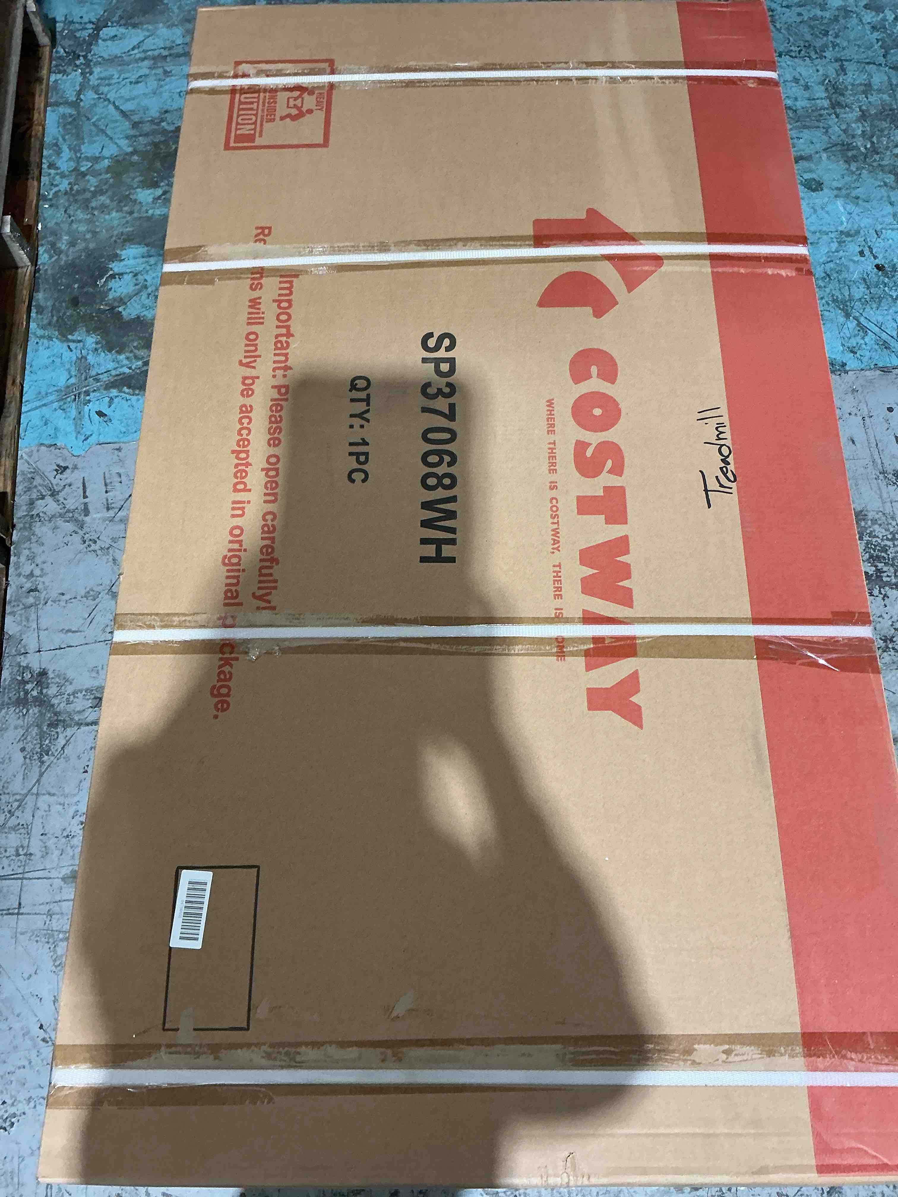 Condition photo showing Brand New for Black superfit 2.25 HP Treadmill with Desk Workstation, Superfit Foldable Treadmills for Home Office, Adjustable Height, Bluetooth Speaker, LED Display, 25 Preset Programs, Portable Running Machine