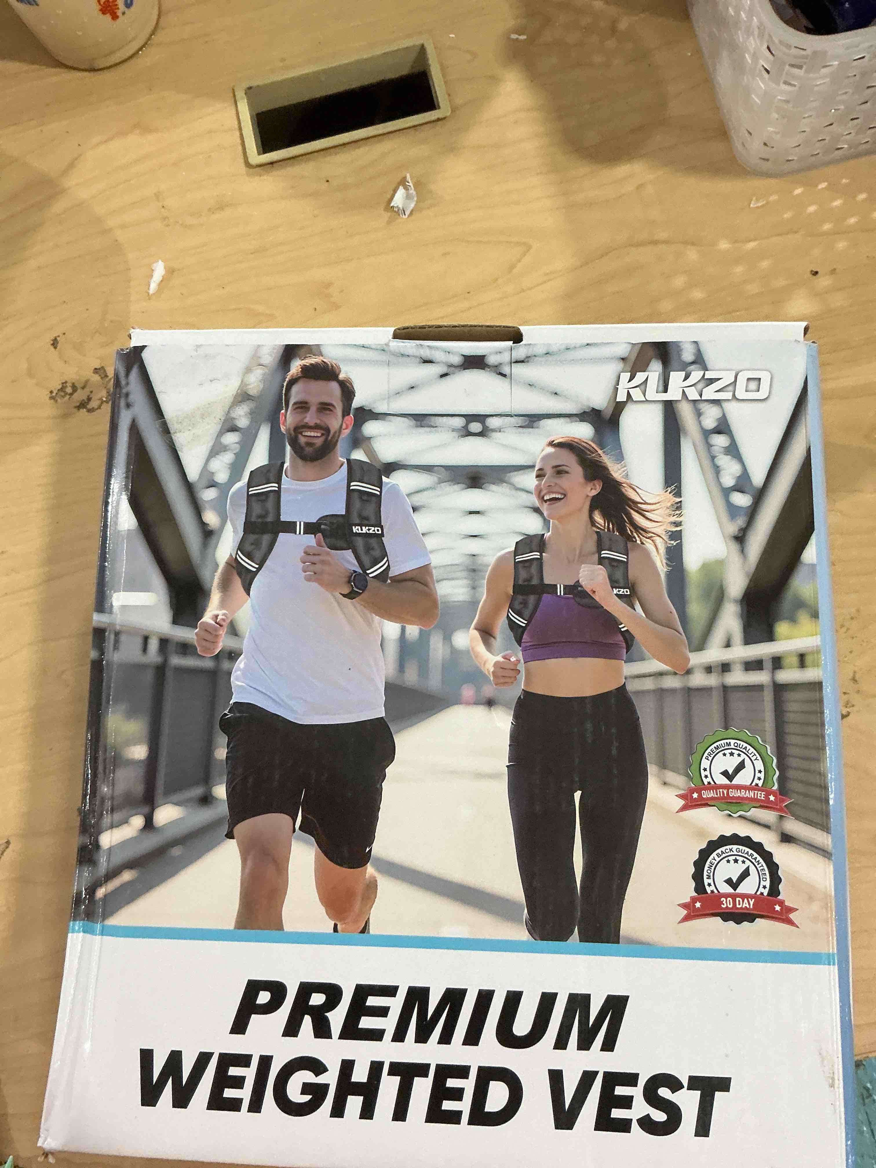 Condition photo showing New/Like New for Weighted Vest Woman, 6/8/12/16/20/25/30 Lb Unisex Reflective Strength Training Weight Vest For Running, Jogging, Cardio & Workouts