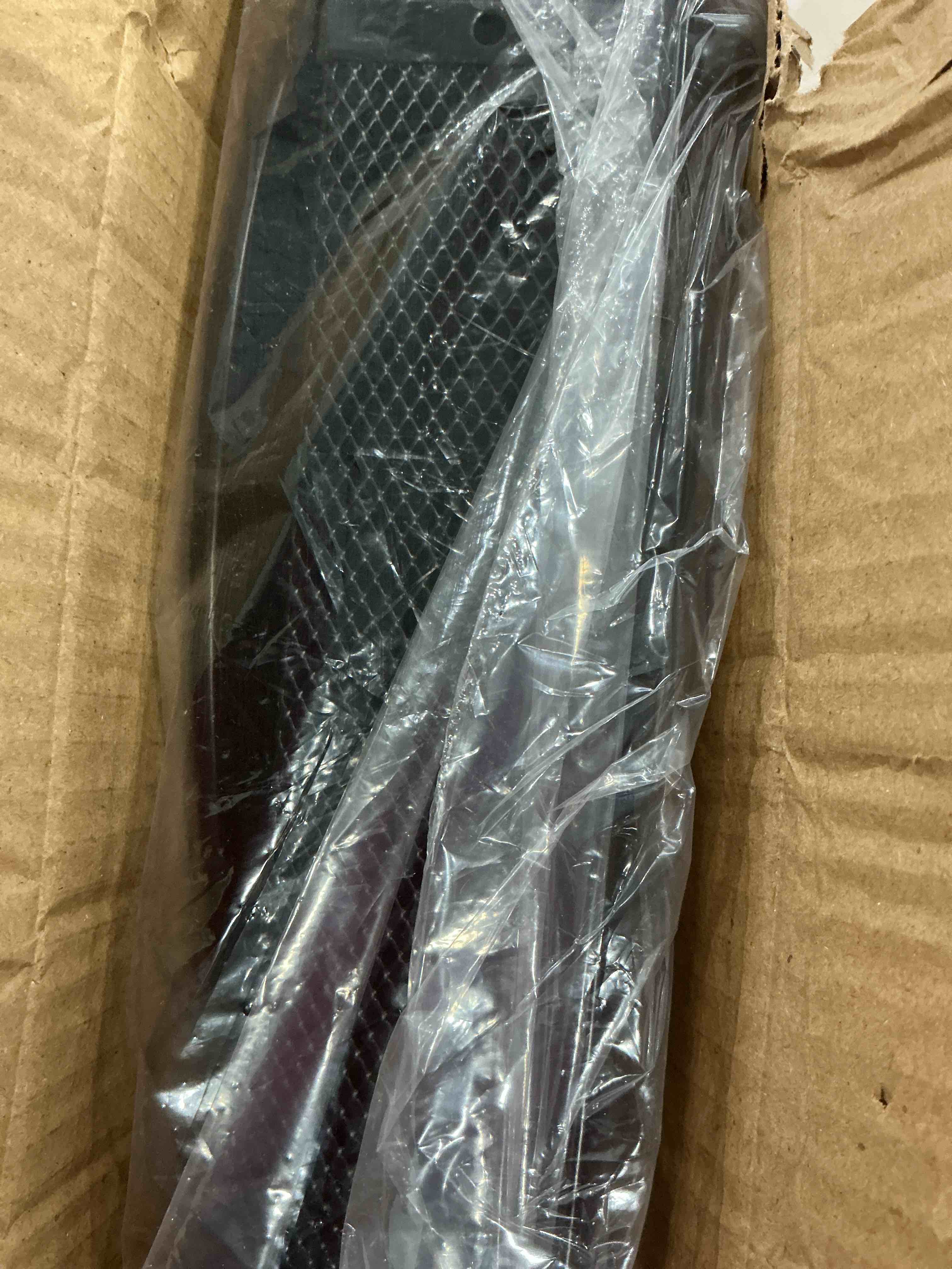 Condition photo showing New/Like New for 7-Section Desk File Organizer, Mesh Desktop Organizer File Sorter Office Organization Letter Holder, Vertical Desktop File Holder for Office Home, Black Black 1 Pack