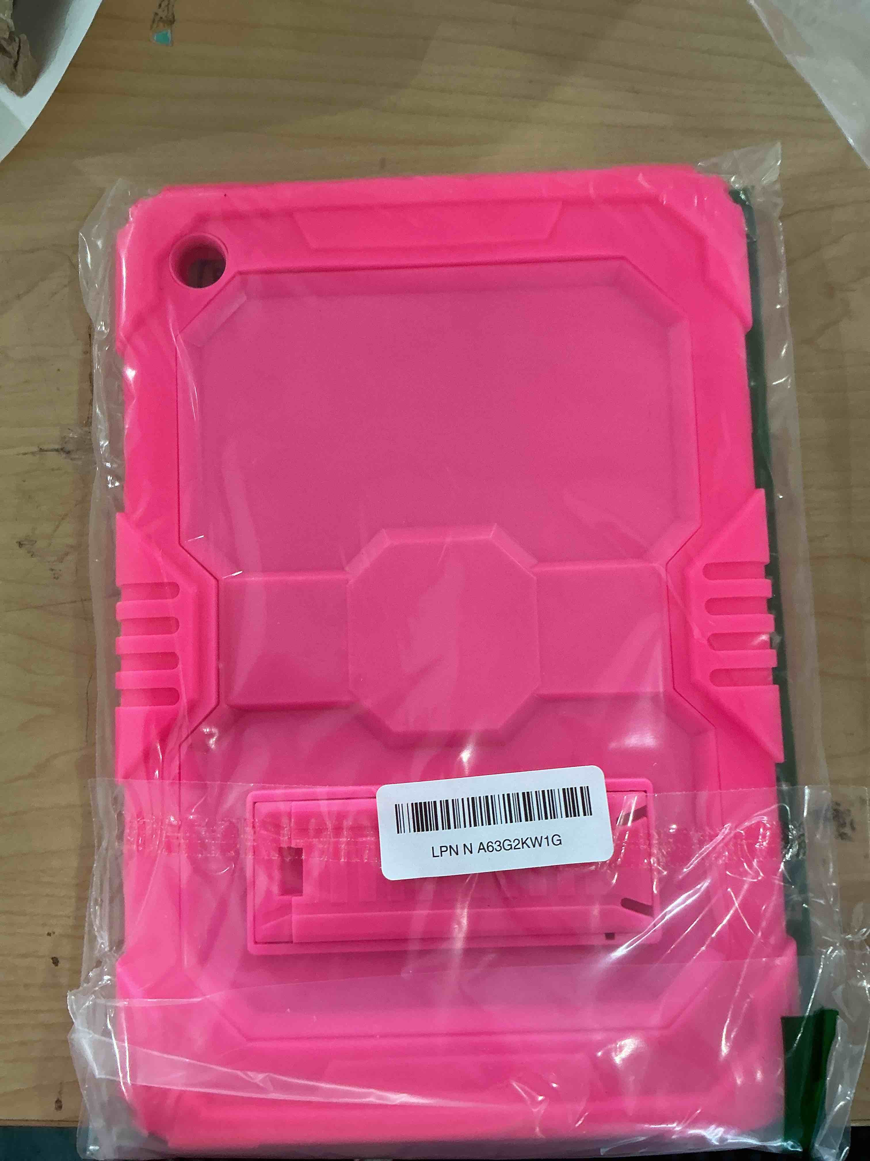Condition photo showing Good Condition for OKP Case for New Samsung Galaxy Tab A9+/ A9 Plus 11 Inch 2023 (SM-X210/X216/X218), Heavy Duty Shockproof Rugged 11" Galaxy A9+ Tablet Protective Cover with Kickstand for Kids Boys Girls, Hot Pink for Galaxy Tab A9+/ A9 Plus (11 inch) Hot Pink