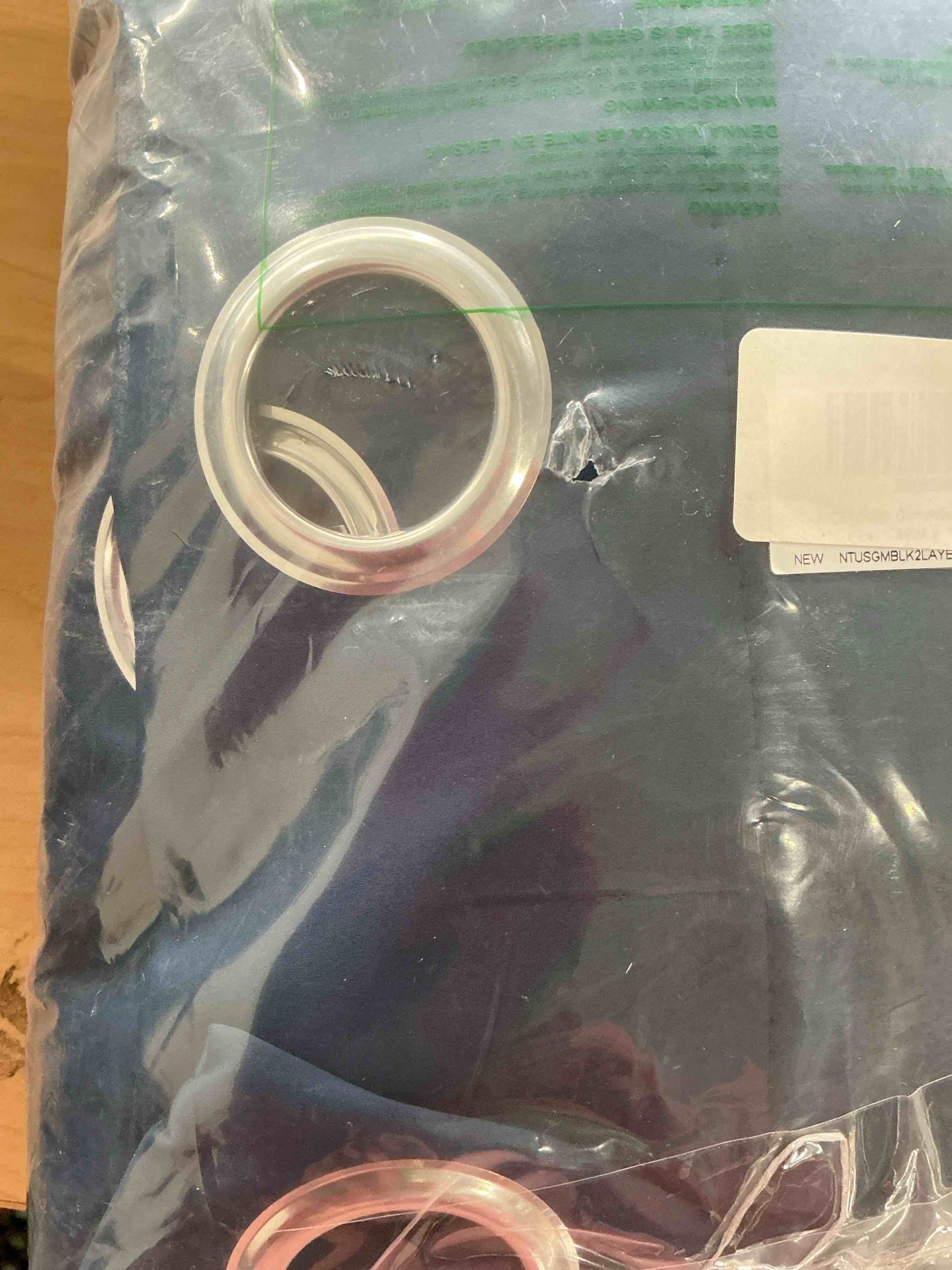 Condition photo showing Good Condition for NICETOWN Complete 100% Blackout Curtain Set, Thermal Insulated & Energy Efficiency Window Draperies for Guest Room, Full Shading Panels for Shift Worker and Light Sleepers, Navy Blue, 46W x 72L, 2 Pcs Navy 46"W x 72"L (Pack of 2)