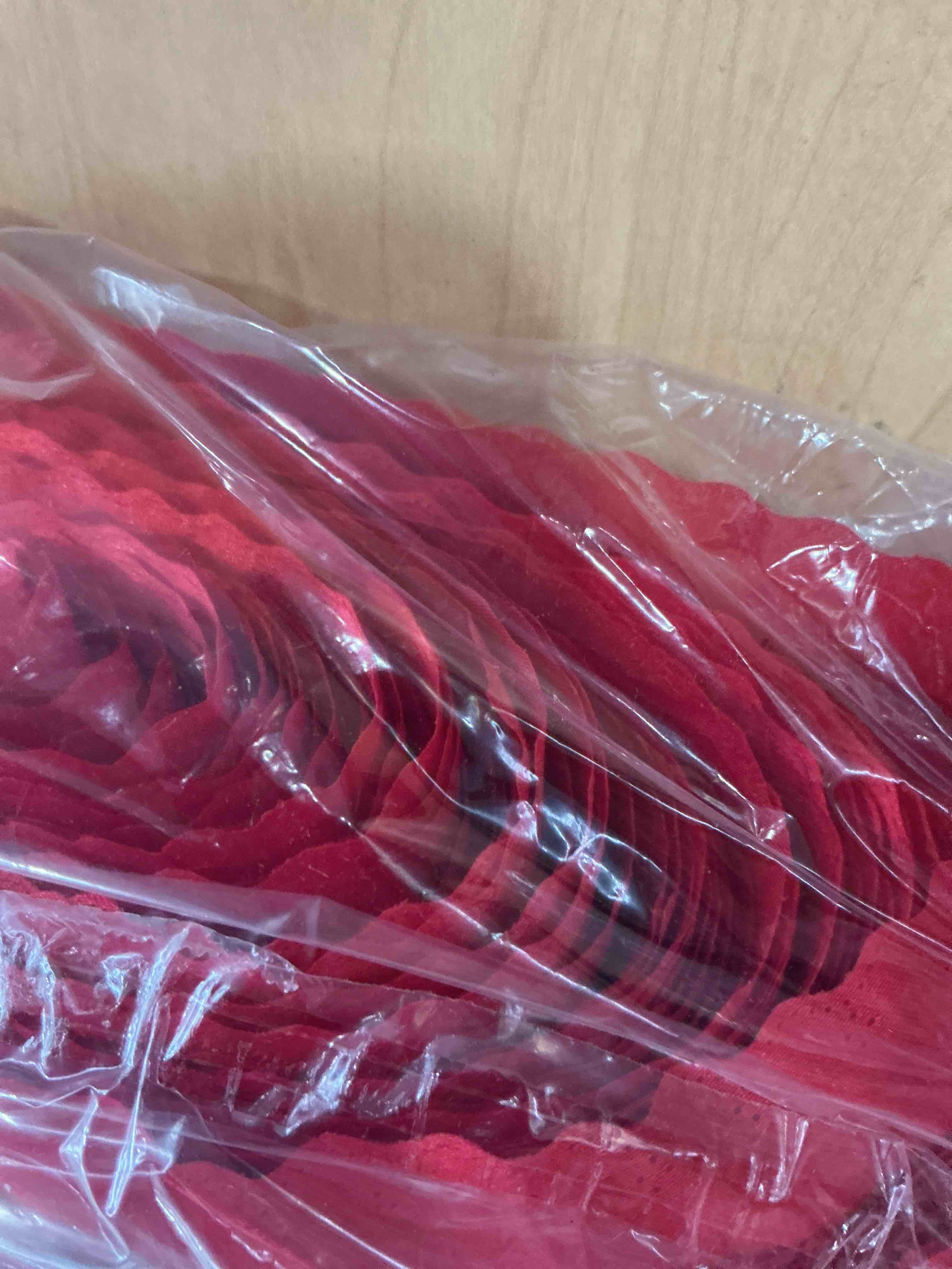 Condition photo showing Good Condition for Red Satin Chair Sashes - 60 Pcs, 7x108 inch Chair Bows Ties Back Decorations for Wedding, Party, Banquet, Restaurant, Hotel Events 60 Red