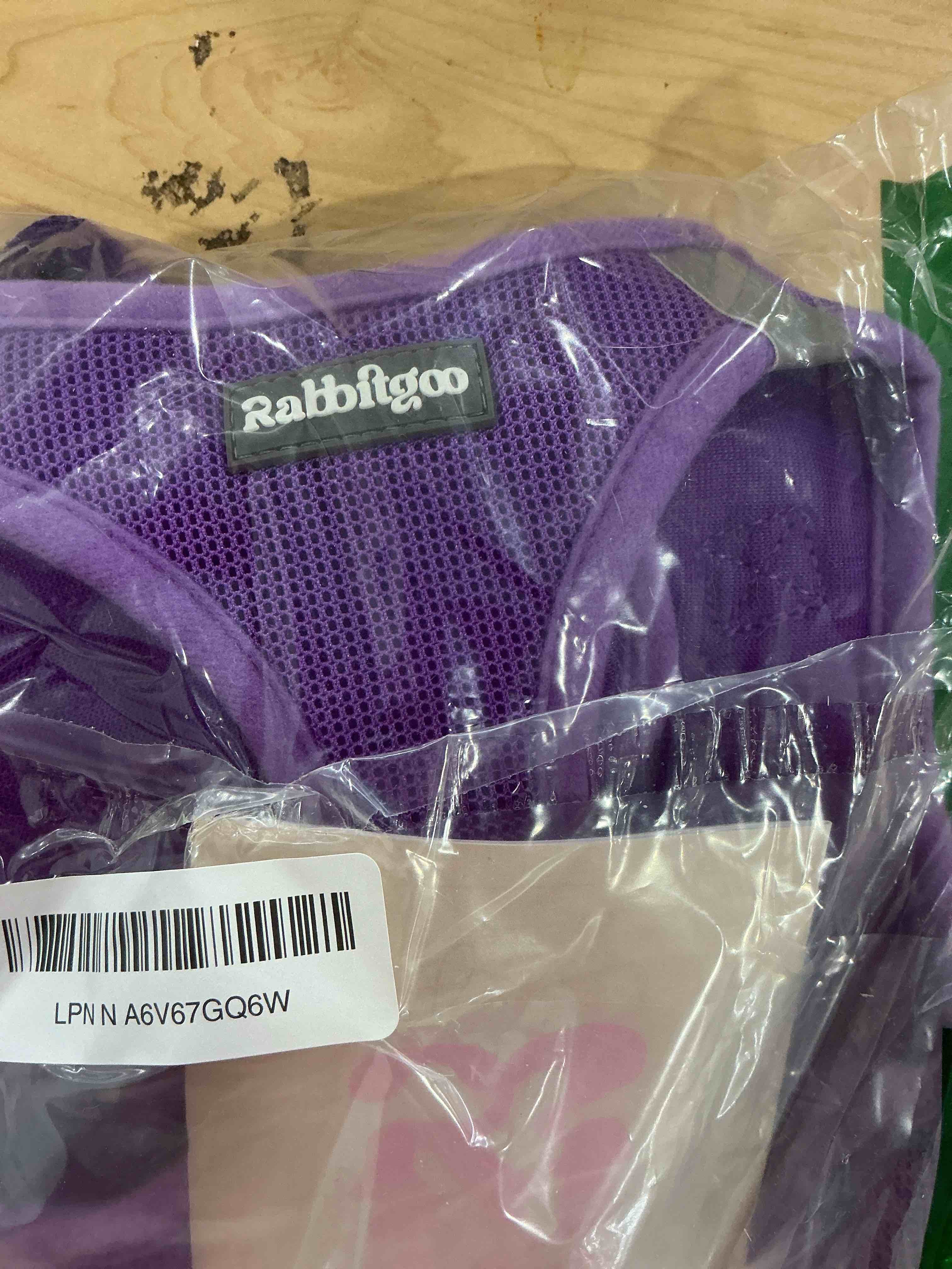 Condition photo showing Good Condition for rabbitgoo Dog Harness Small Sized and Leash Set, Step in Soft Light Puppy Vest, Breathable Mesh Pet Harness, Reflective for Safe Outdoor Walking, Purple M M (Chest: 16 - 18.5") Purple