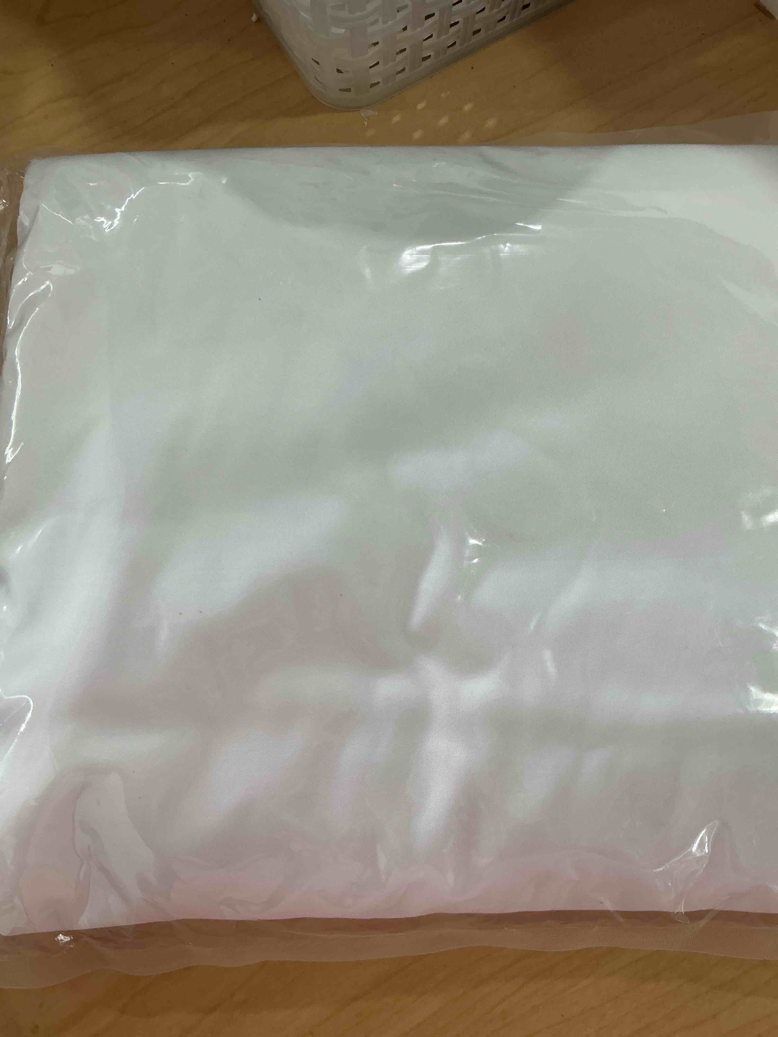 Condition photo showing New/Like New for White Photography Backdrop for Photoshoot,Photo Backdrop Curtain,Perfect White Background for Party Portrait Photoshoots Video Studio 8FTx10FT 8x10 FT White