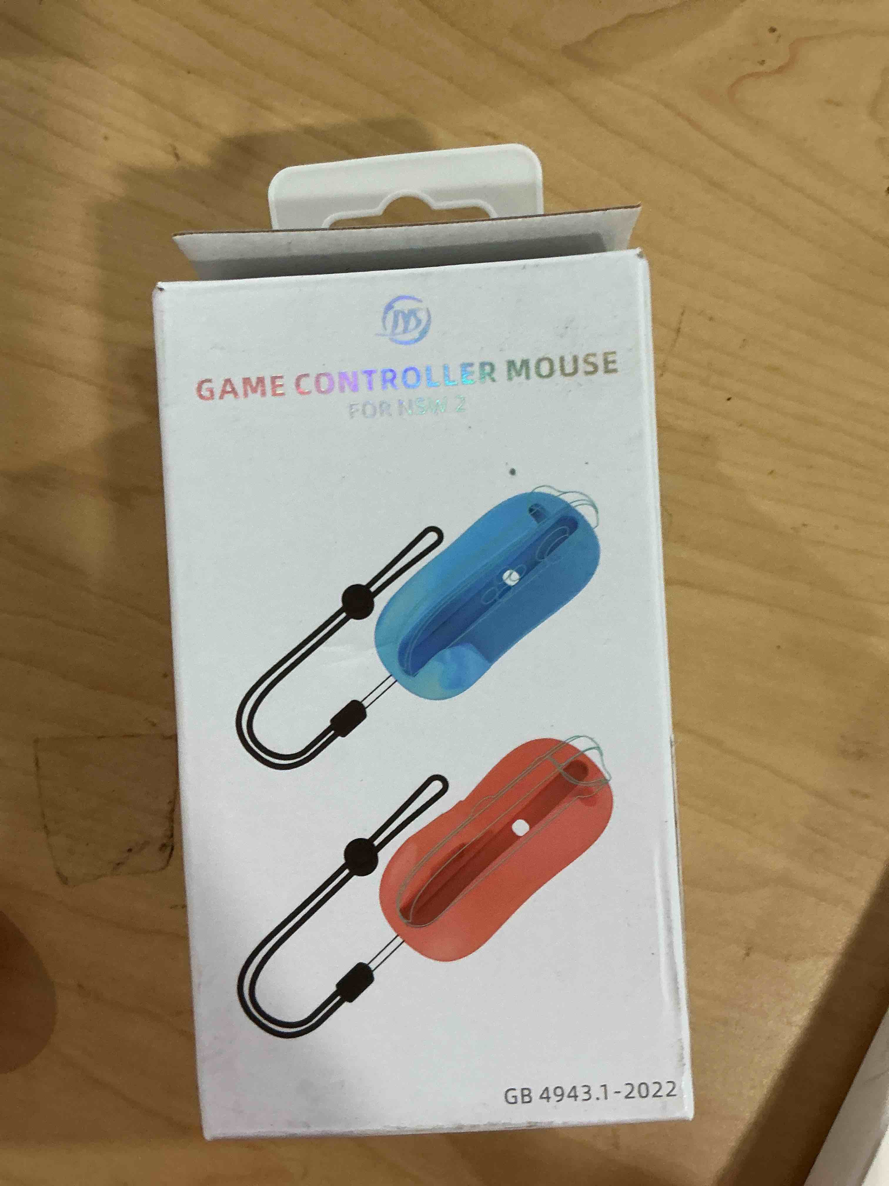 Condition photo showing Good Condition for 2 Pack Magnetic Gaming Controller Mouse for Joy-Con 2 Hand Grips With Bracelet, Mini Portable Mice Game Accessories - Compatible with Nintendo Switch 2 2025 (Blue & Orange)